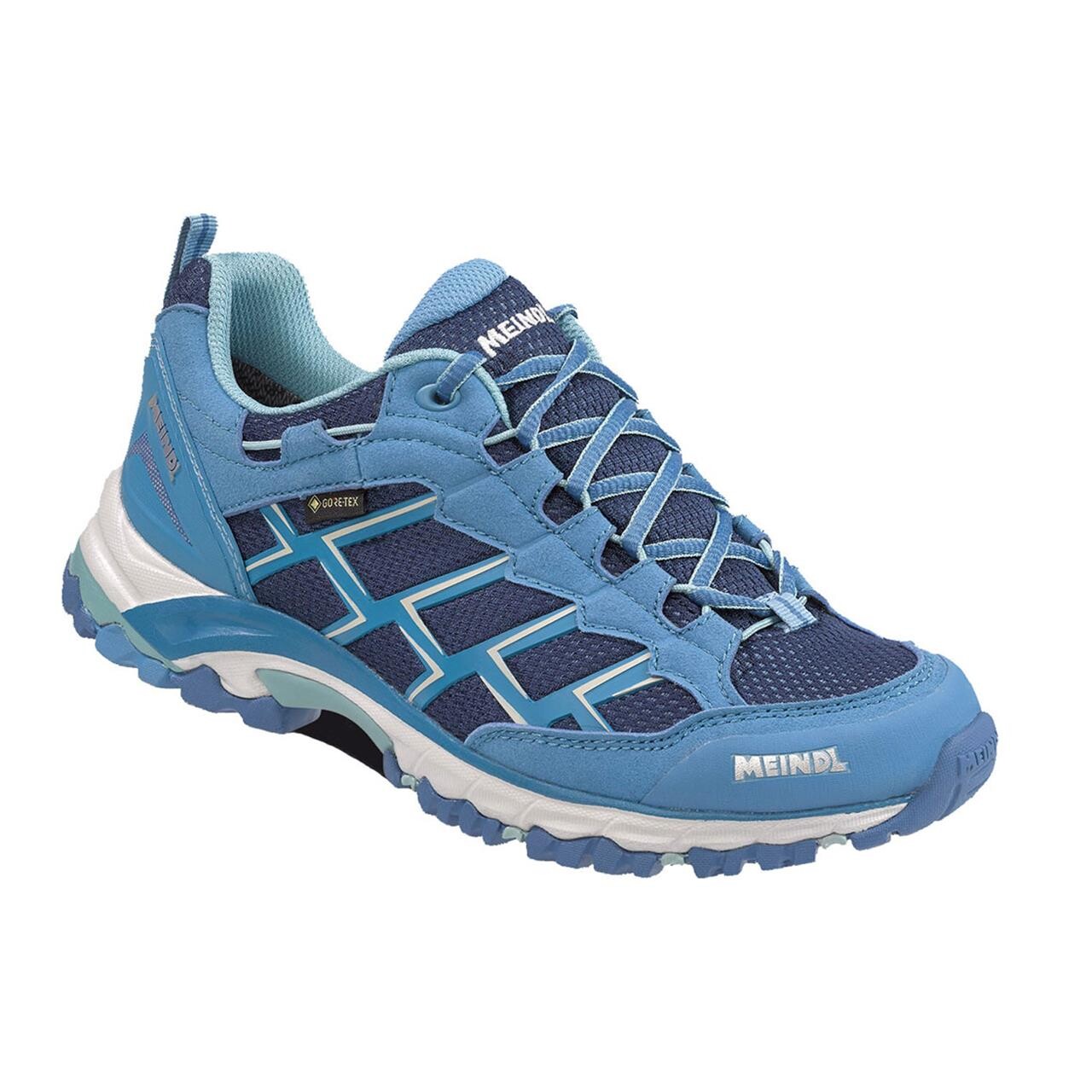 Se Meindl Womens Caribe Lady GTX (Blå (LIGHTBLUE/MARINE) 37) hos Friluftsland.dk