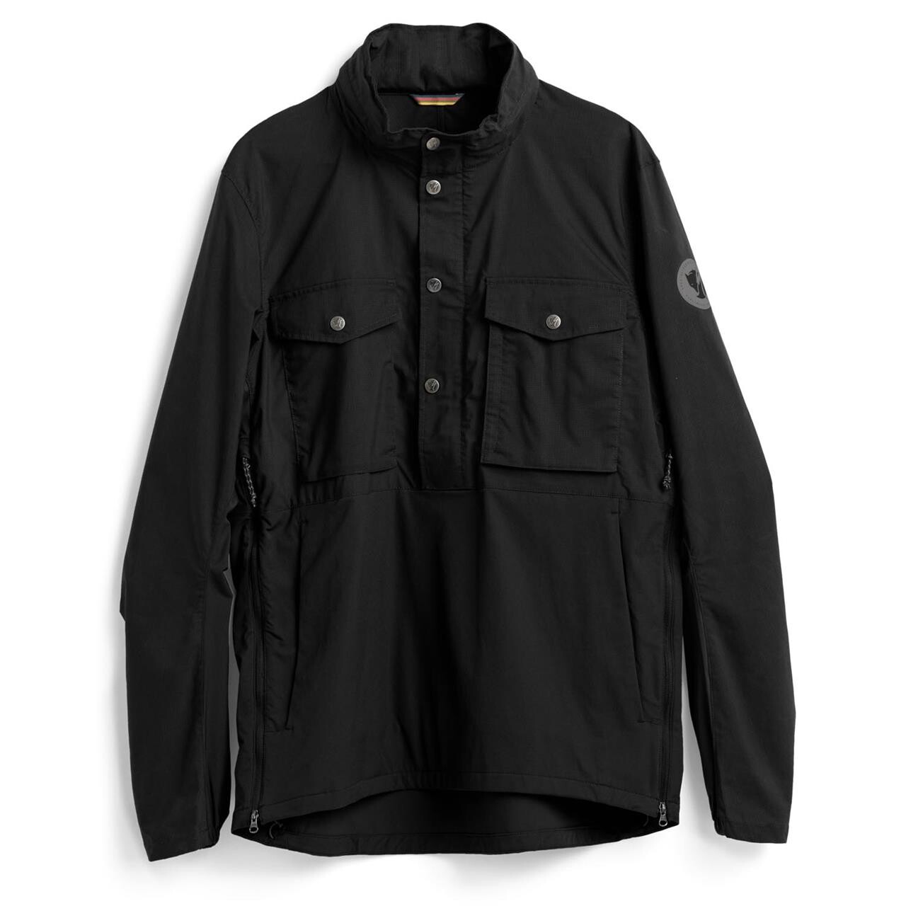 Fjallraven Mens S/f Raven Anorak Sort Black/550 X Large