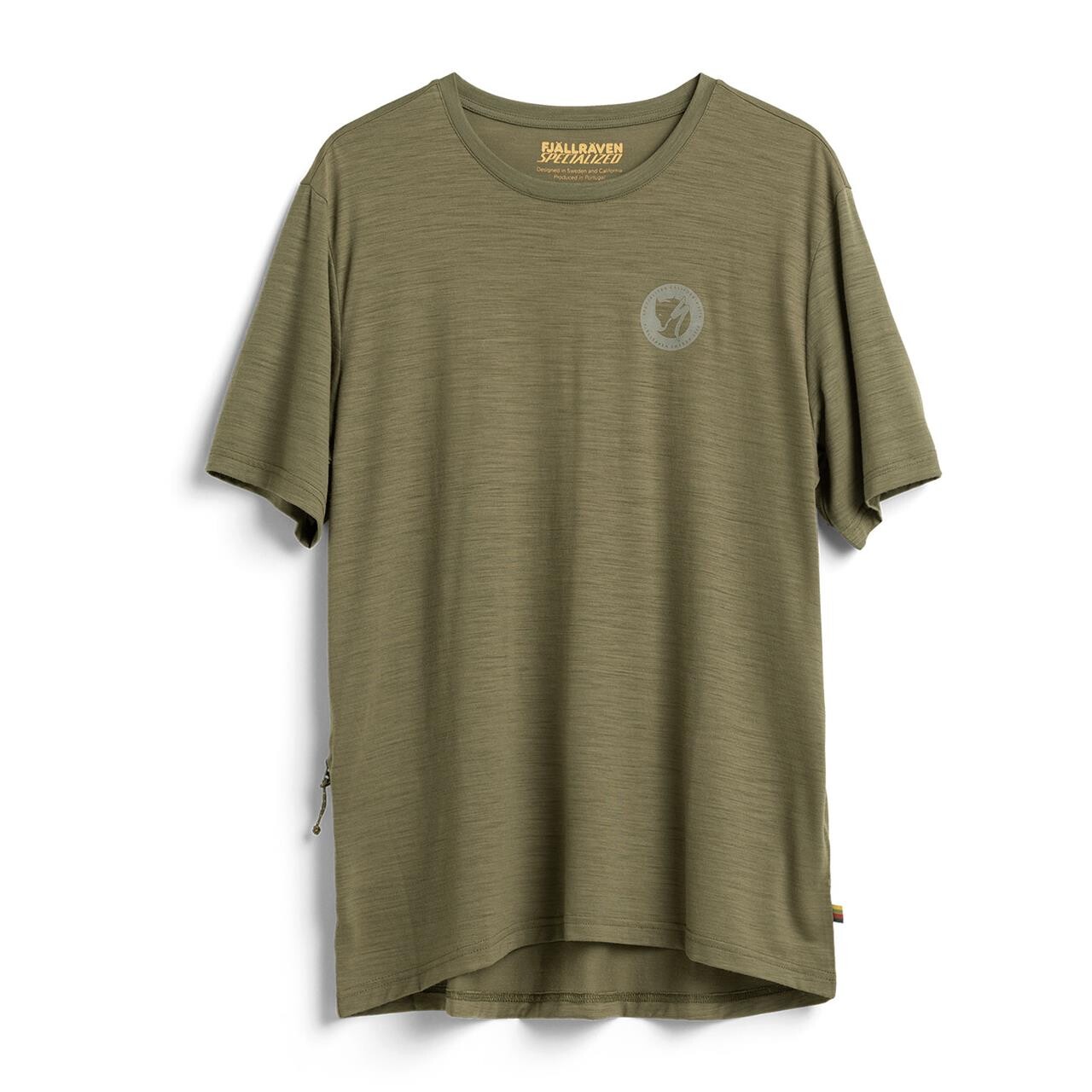Fjällräven Mens S/F Wool T-shirt  (Grøn (GREEN/620) Small)