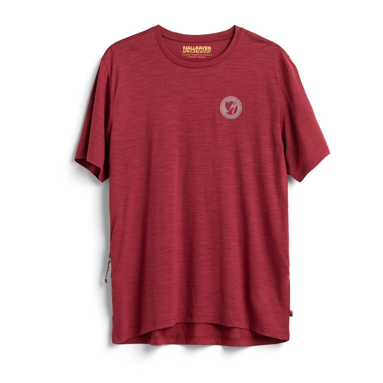 Fjällräven Mens S/F Wool T-shirt  (Rød (POMEGRANATE RED/346) Medium)