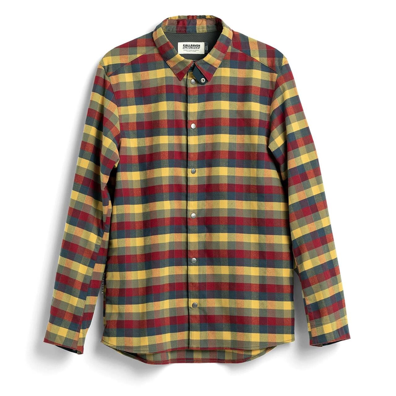 Fjällräven Mens S/F Riders Flannel Shirt LS M (Gul (FLAG CHECK/701) X-large)