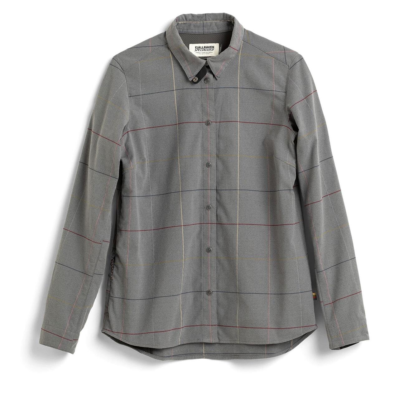 Fjällräven Womens S/F Riders Flannel Shirt LS (Grå (GREY FLAG WINDOW/702) Medium)