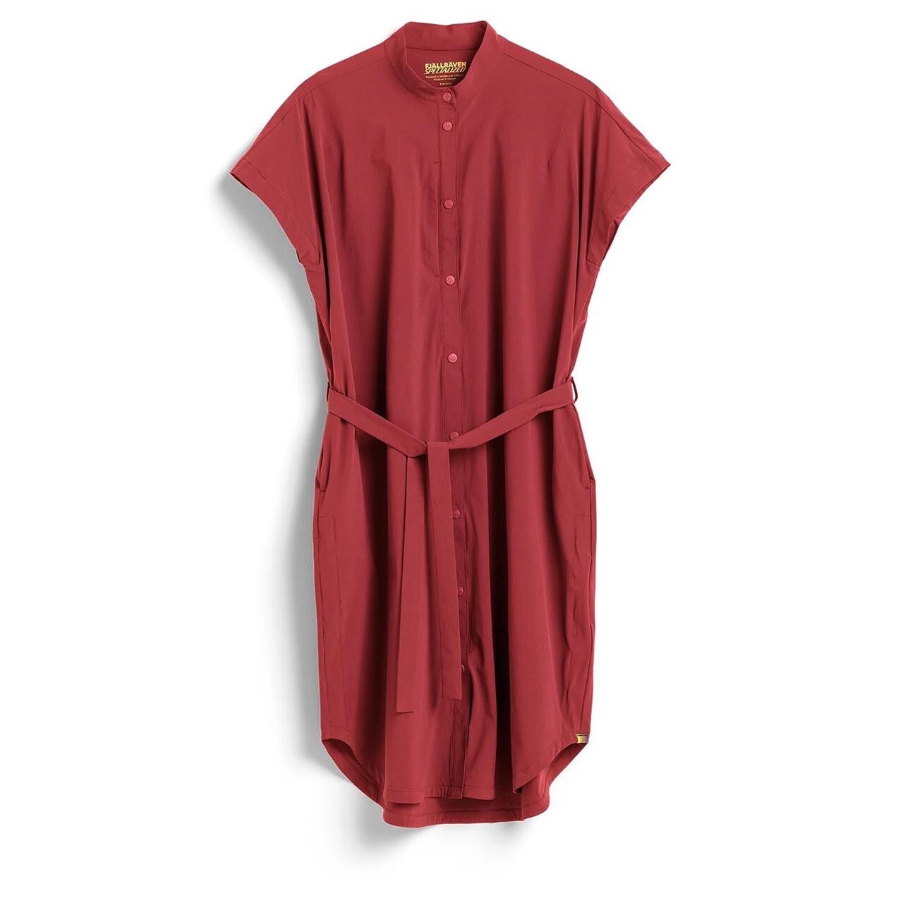 Fjällräven Womens S/F Saddle To Table Dress  (Rød (POMEGRANATE RED/346) Large)