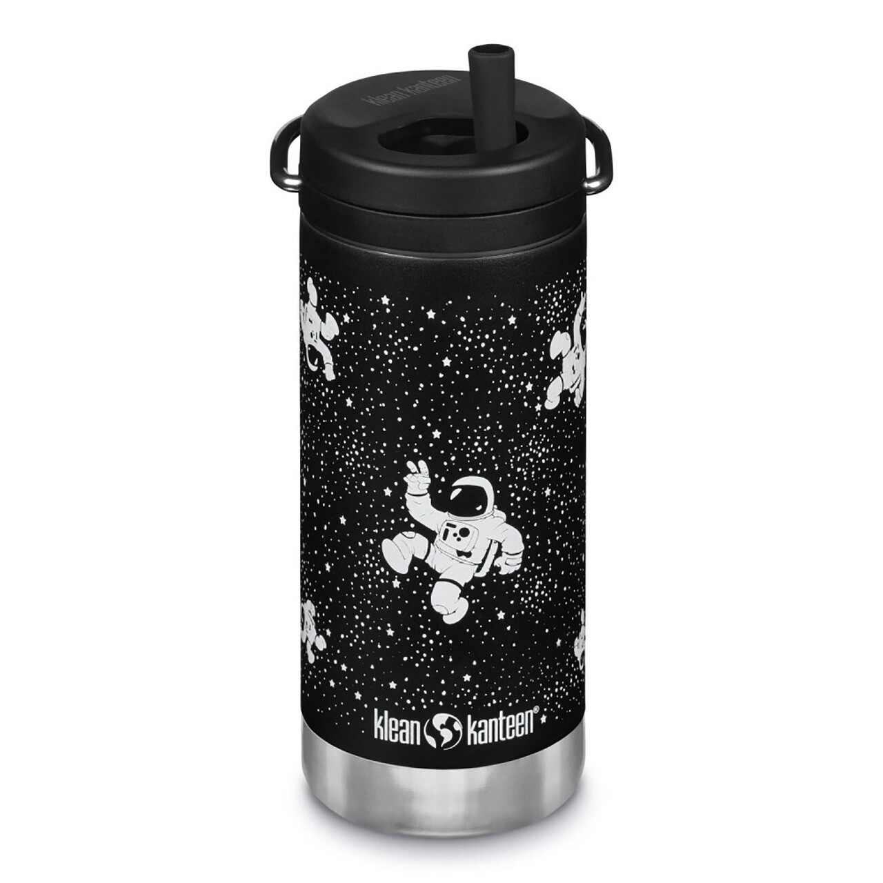 Se Klean Kanteen Tkwide 355ml Wide Twist Cap (Sort (ASTRONAUTS)) hos Friluftsland.dk