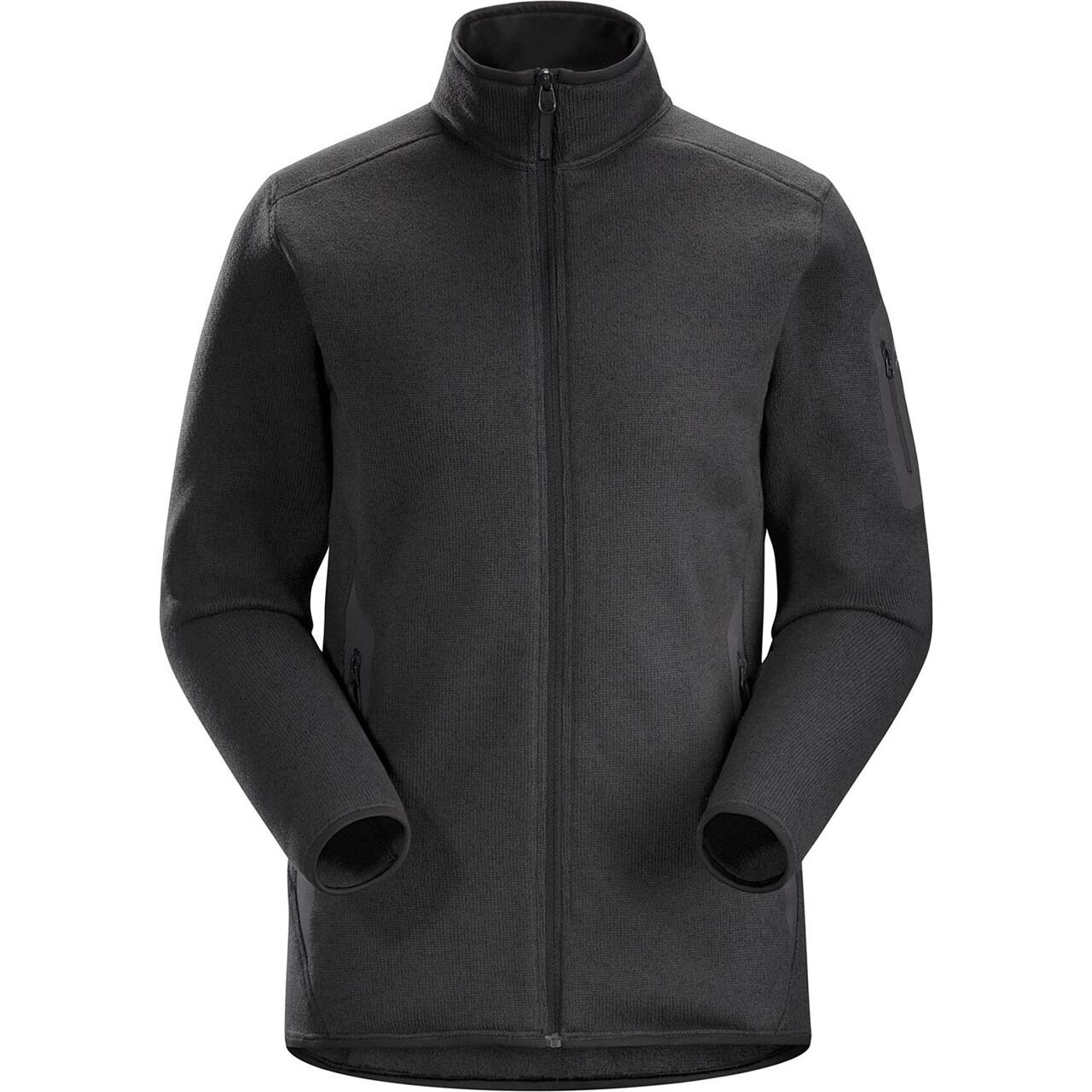 Se Arcteryx Womens Covert Cardigan (Sort (BLACK HEATHER) X-large) hos Friluftsland.dk