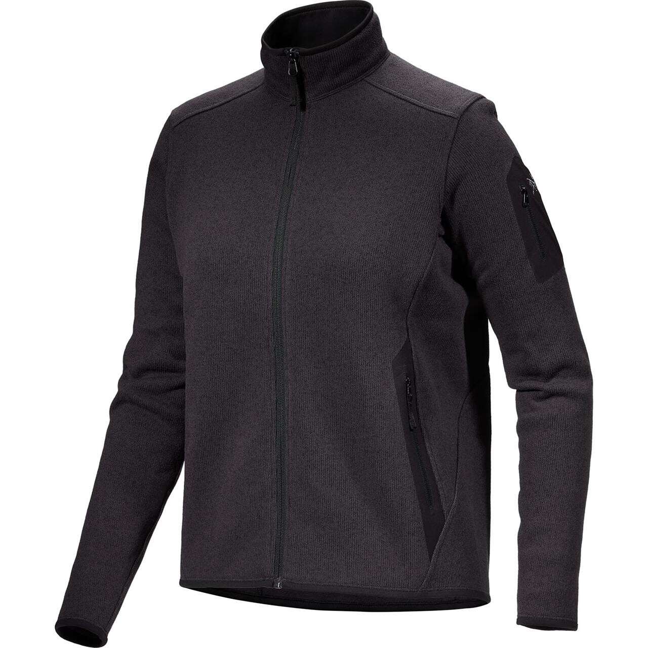 Se Arcteryx Womens Covert Cardigan (Sort (BLACK HEATHER II) Small) hos Friluftsland.dk