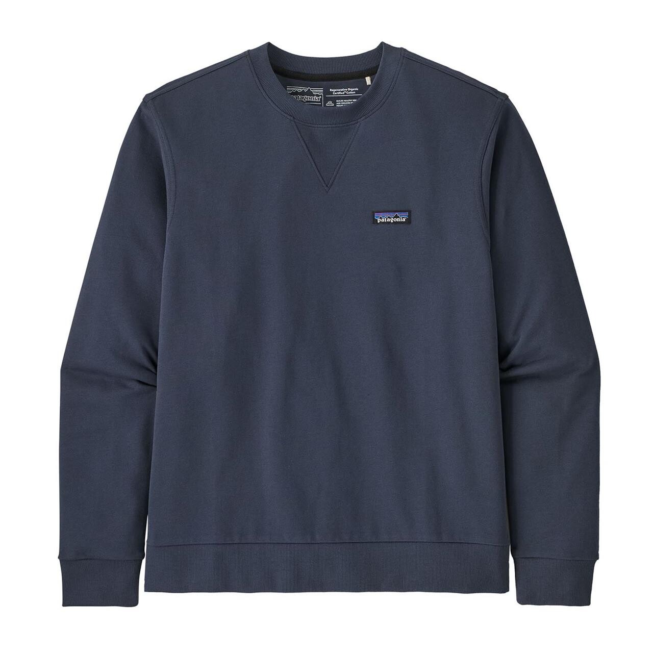 4: Patagonia Mens Organic Cotton Crewneck Sweatshirt (Blå (SMOLDER BLUE) Medium)