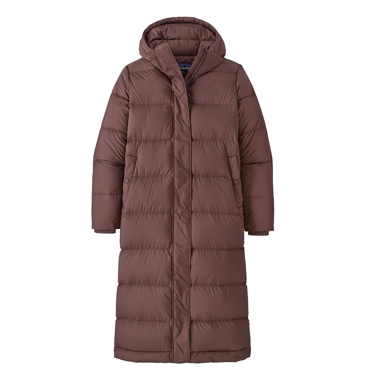 Billede af Patagonia Womens Silent Down Long Parka (Brun (DUSKY BROWN) Large)