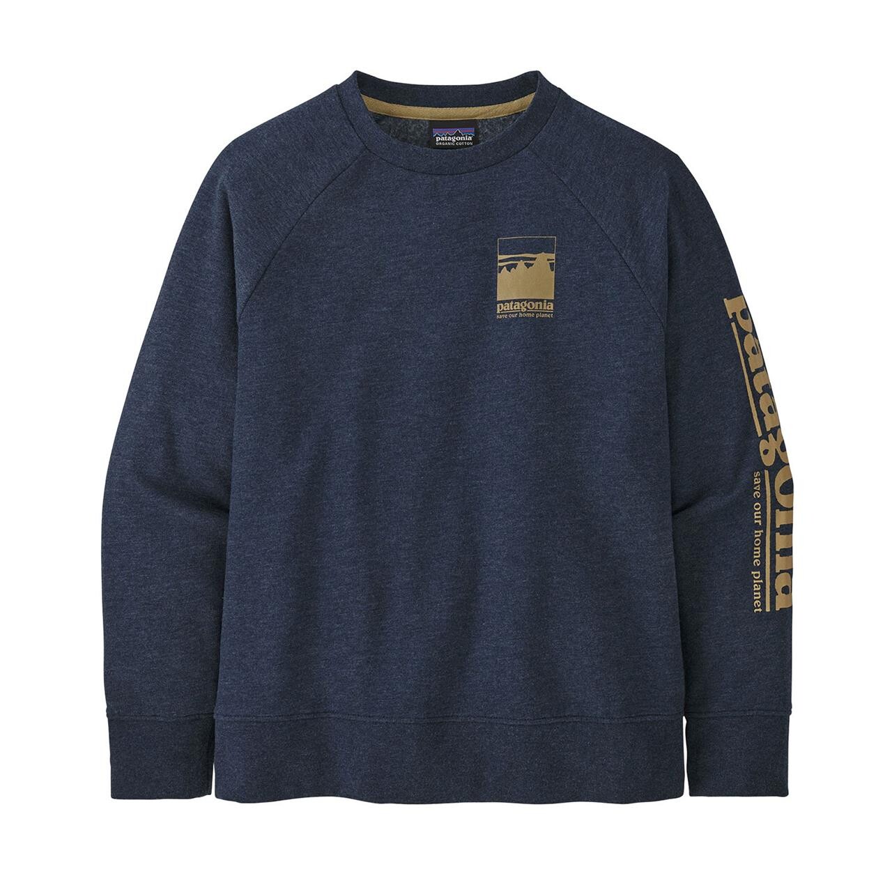 Patagonia Kids LW Crew Sweatshirt (Blå (ALPINE ICON: NEW NAVY) X-large)