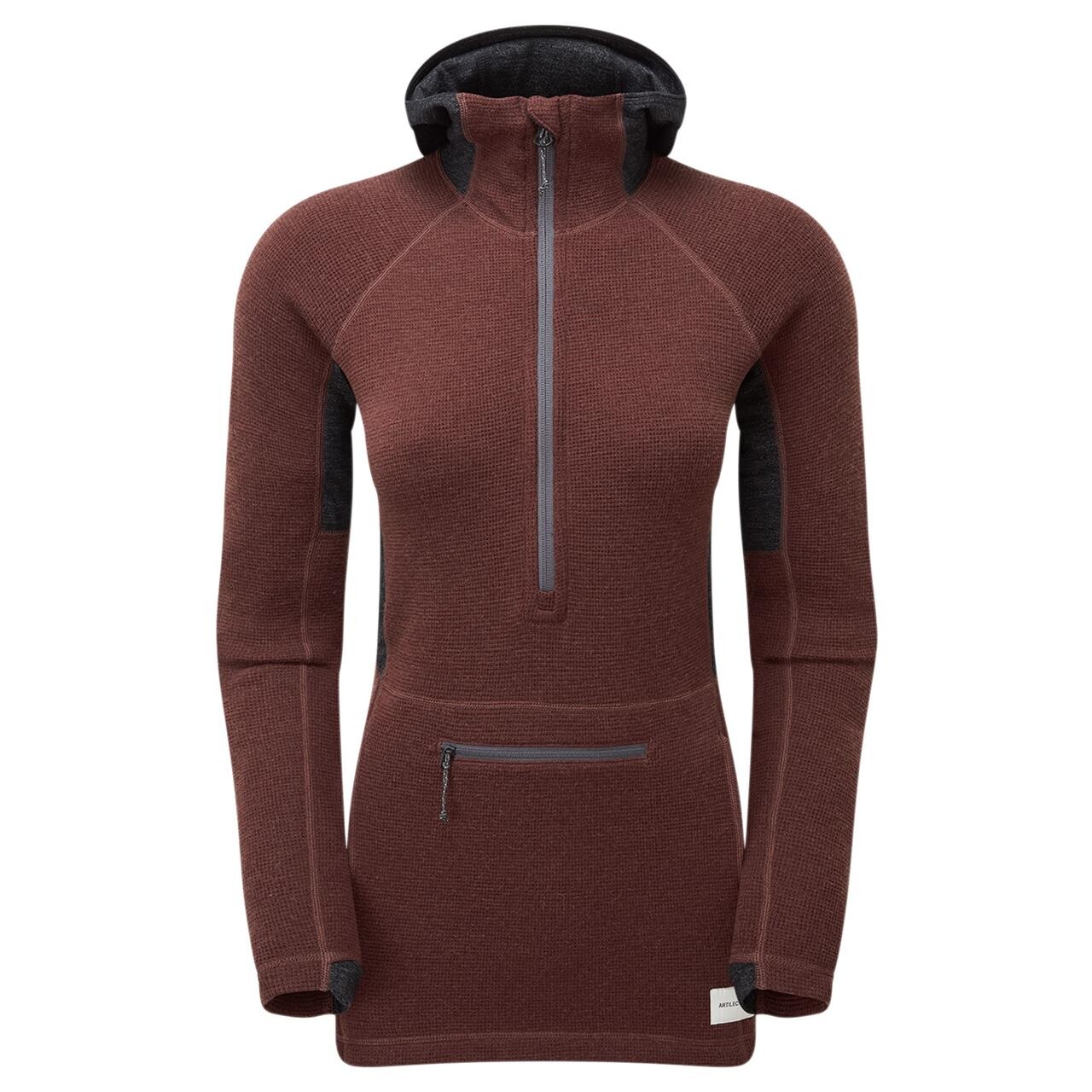 Artilect Womens Sundown 250 1/2 Zip Hd Lilla Andorra/black