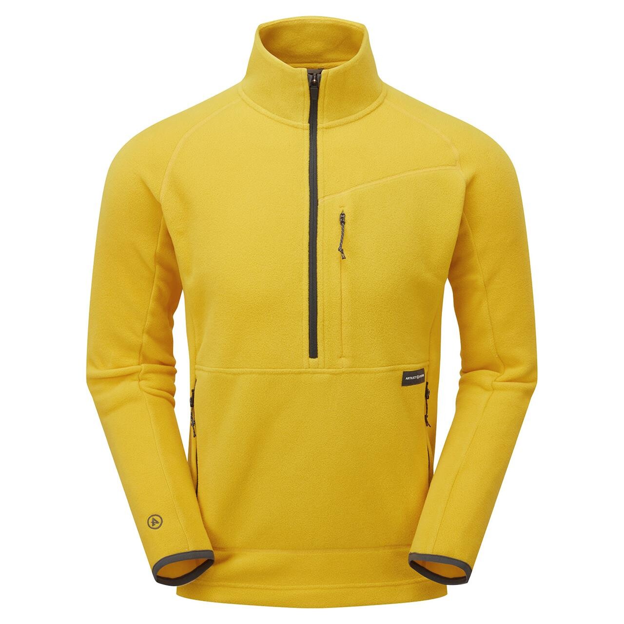 Se Artilect Mens Halfmoon Bio Pullover (Gul (HOT SPOT) Small) hos Friluftsland.dk