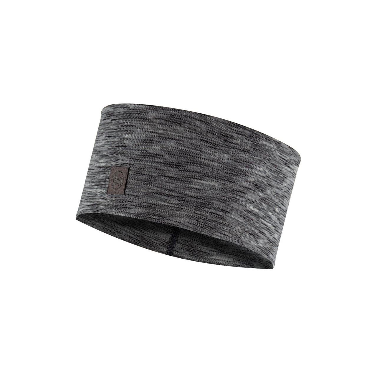 Billede af Buff Merino Wide Headband (Grå (MULTISTRIPES FOG GREY) One size)