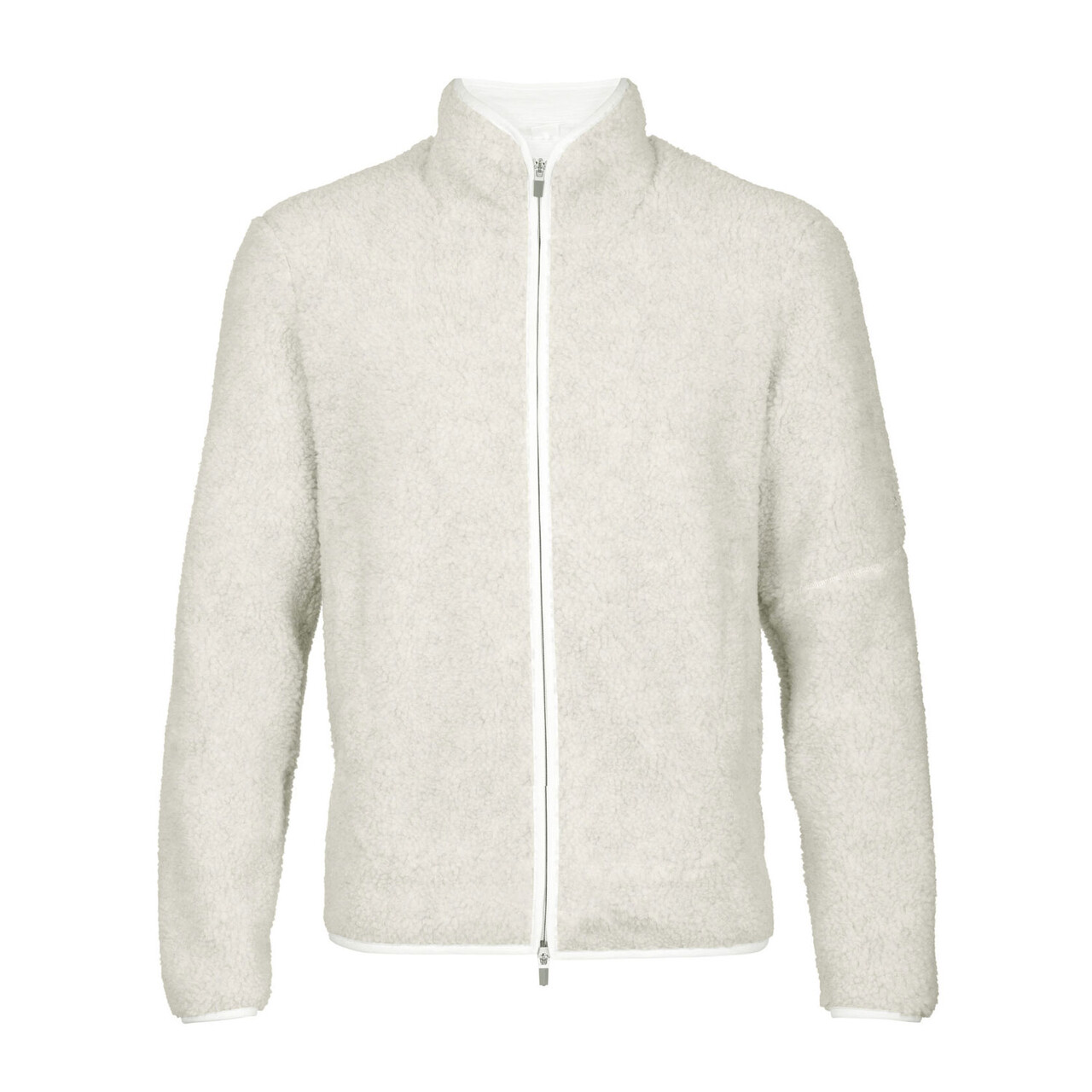 Se Icebreaker Mens Realfleece High Pile L/S Zip (Hvid (ECRU HTHR/SNOW) X-large) hos Friluftsland.dk