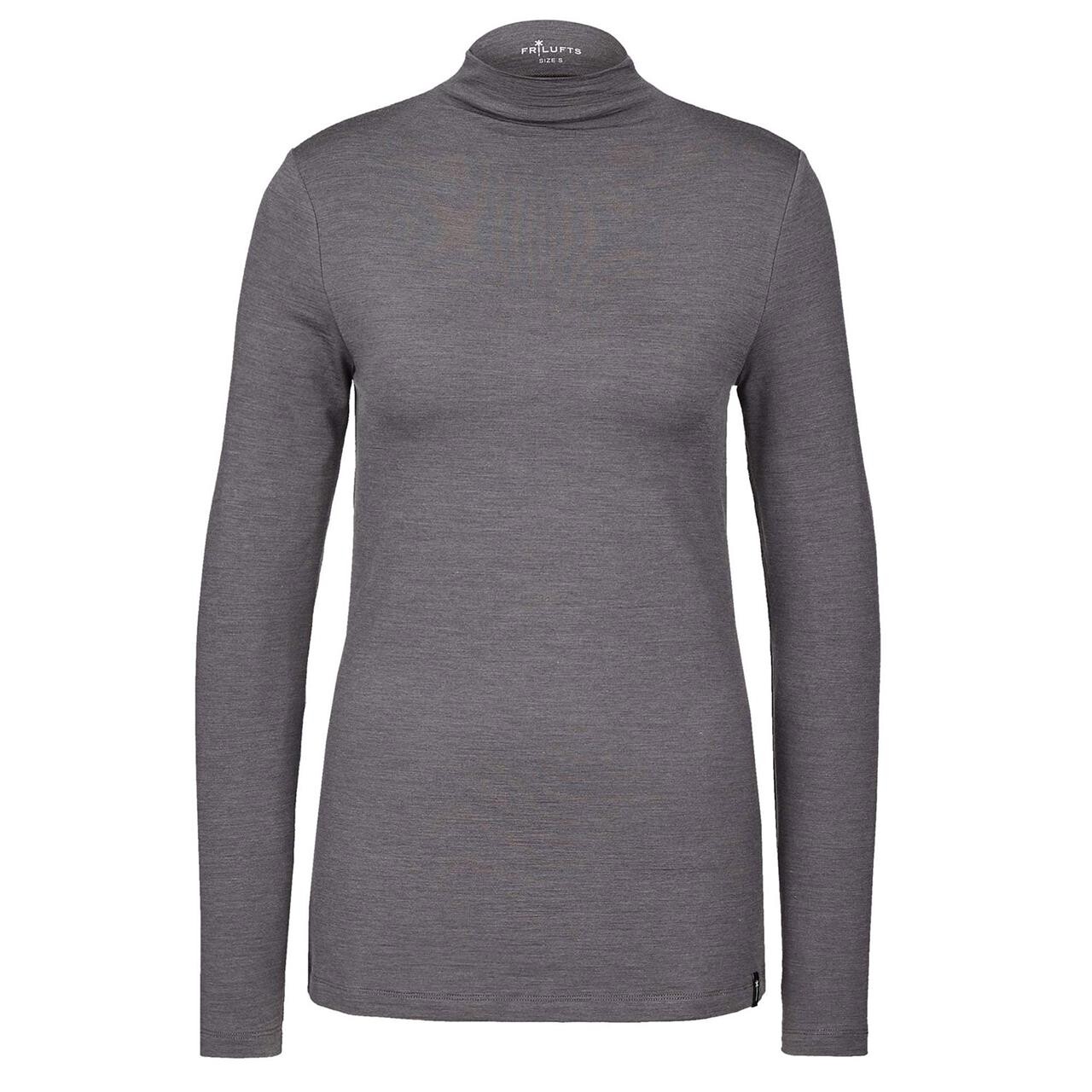 Frilufts Womens Ojobi Turtleneck Longsleeve (GREY (SMOKED PEARL) Large (L))