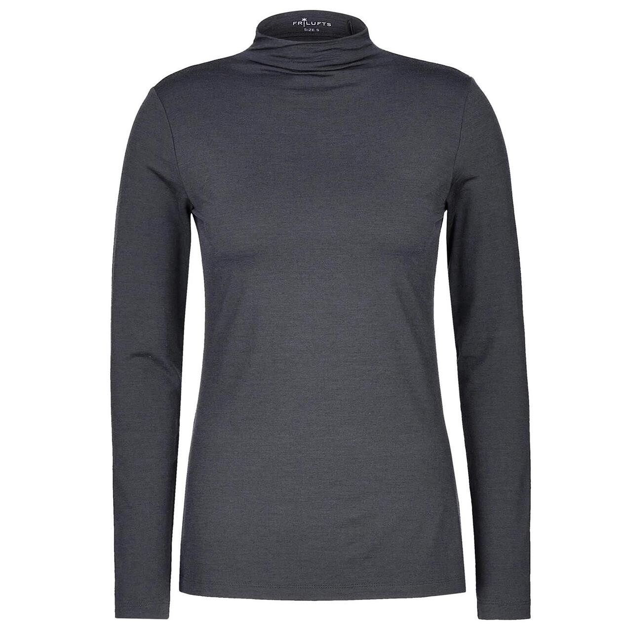 Se Frilufts Womens Ojobi Turtleneck Longsleeve (Grå (MAGNET) Small) hos Friluftsland.dk