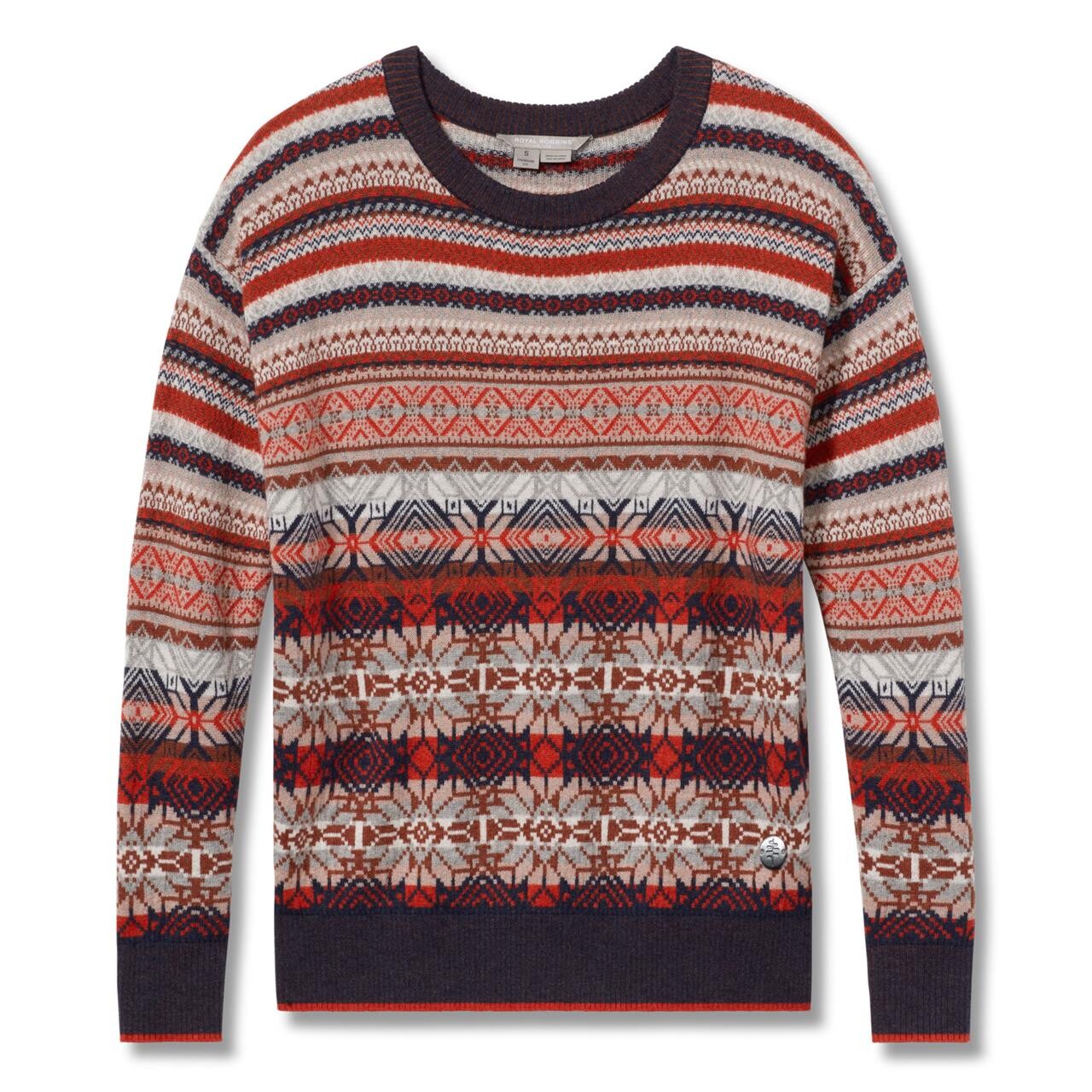 Royal Robbins Womens Westlands Relaxed Pullover Rød Crimson Medium