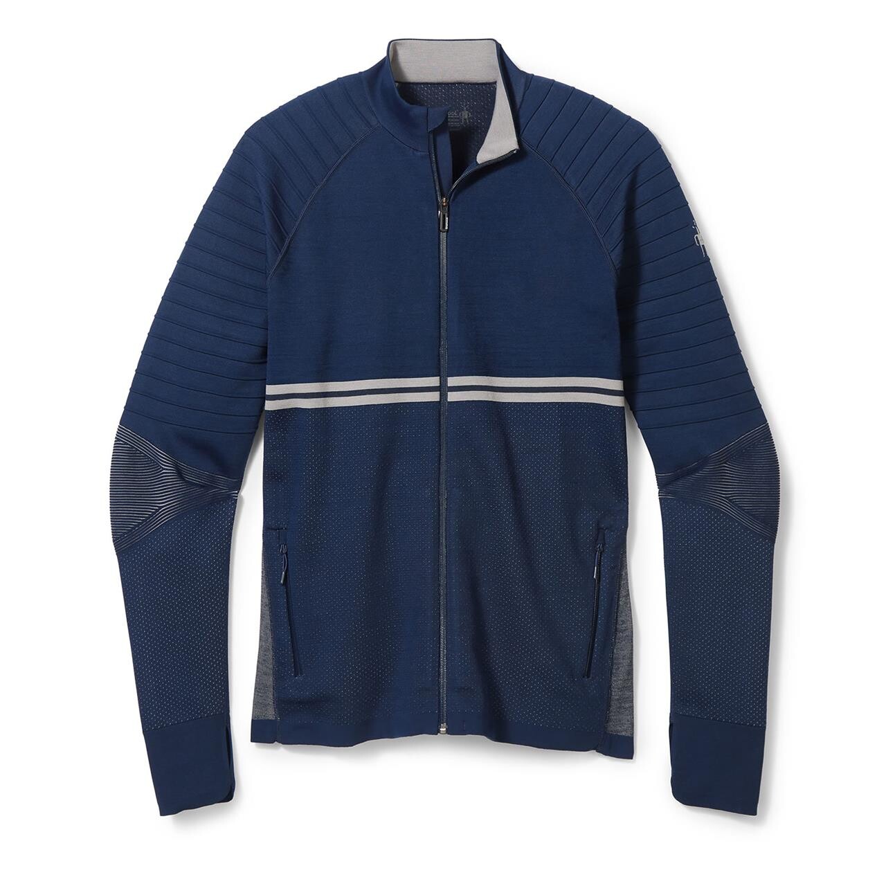 Billede af Smartwool Mens Intraknit Merino Tech Full Zip (Blå (DEEP NAVY) Small)