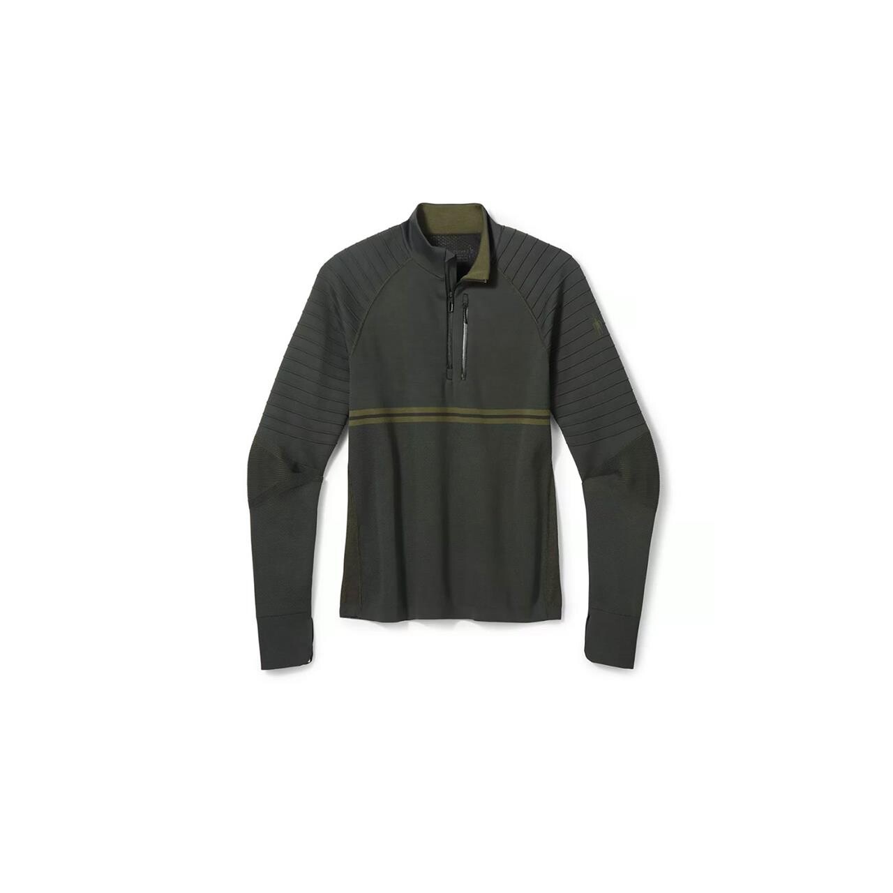 Billede af Smartwool Mens Intraknit Merino Tech 1/4 Zip (Grøn (NORTH WOODS) Medium)