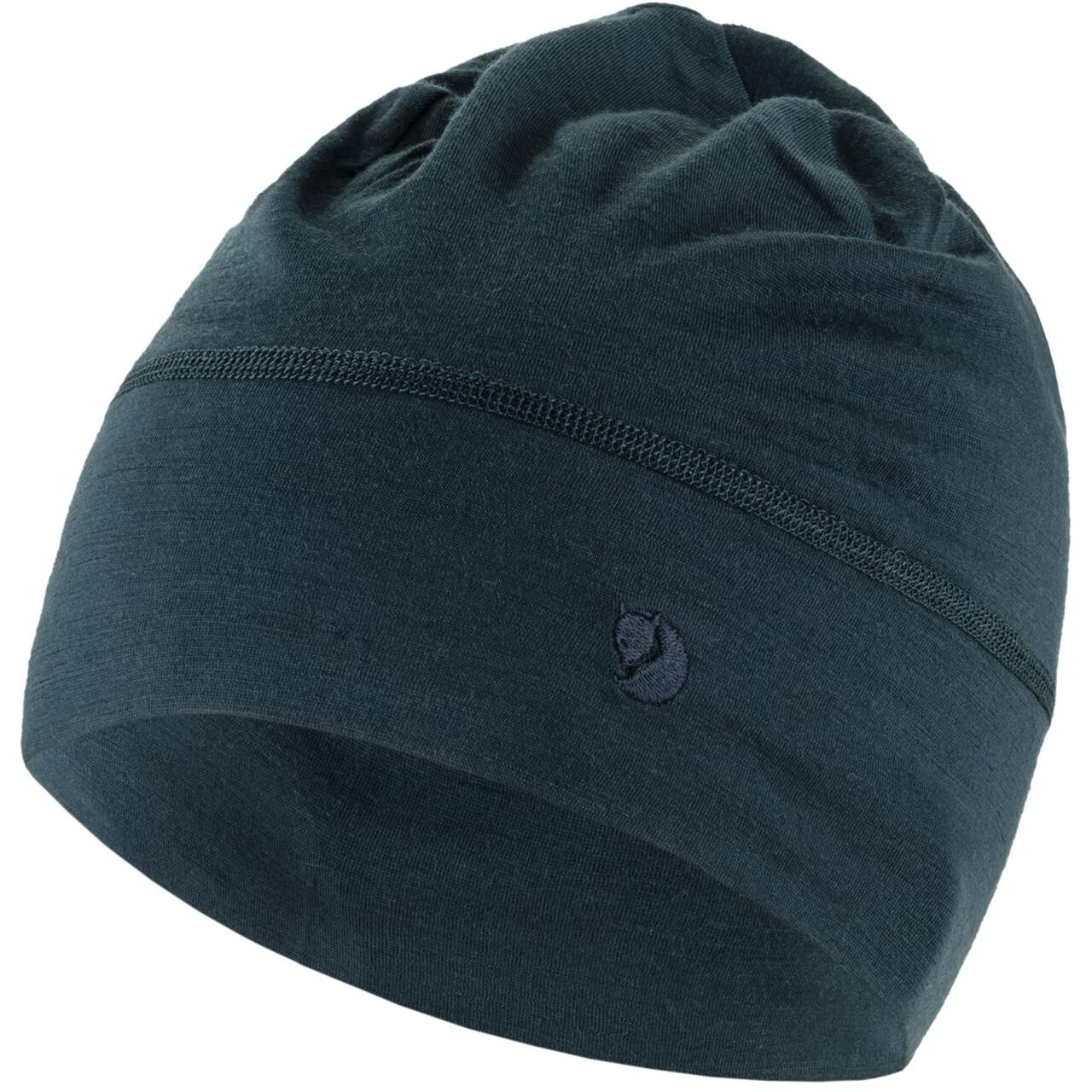 8: Fjällräven Abisko Lite Wool Beanie (Blå (DARK NAVY/555) One size)