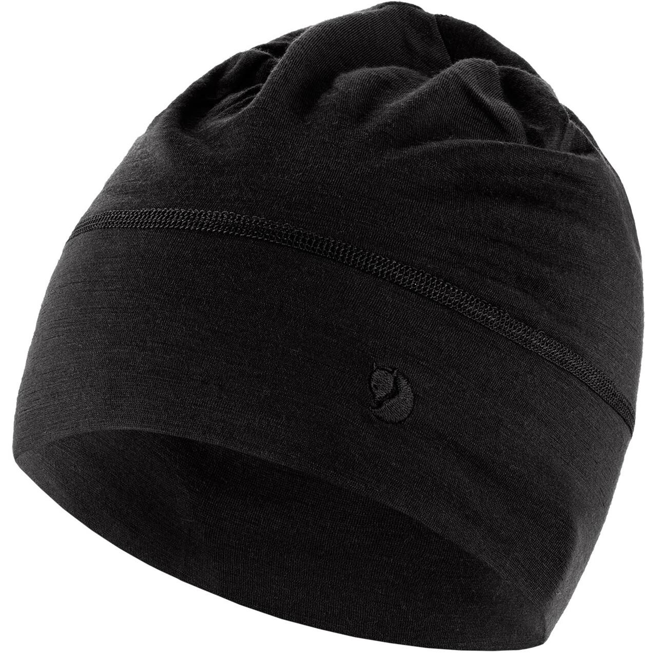 9: Fjällräven Abisko Lite Wool Beanie (Sort (BLACK/550) One size)