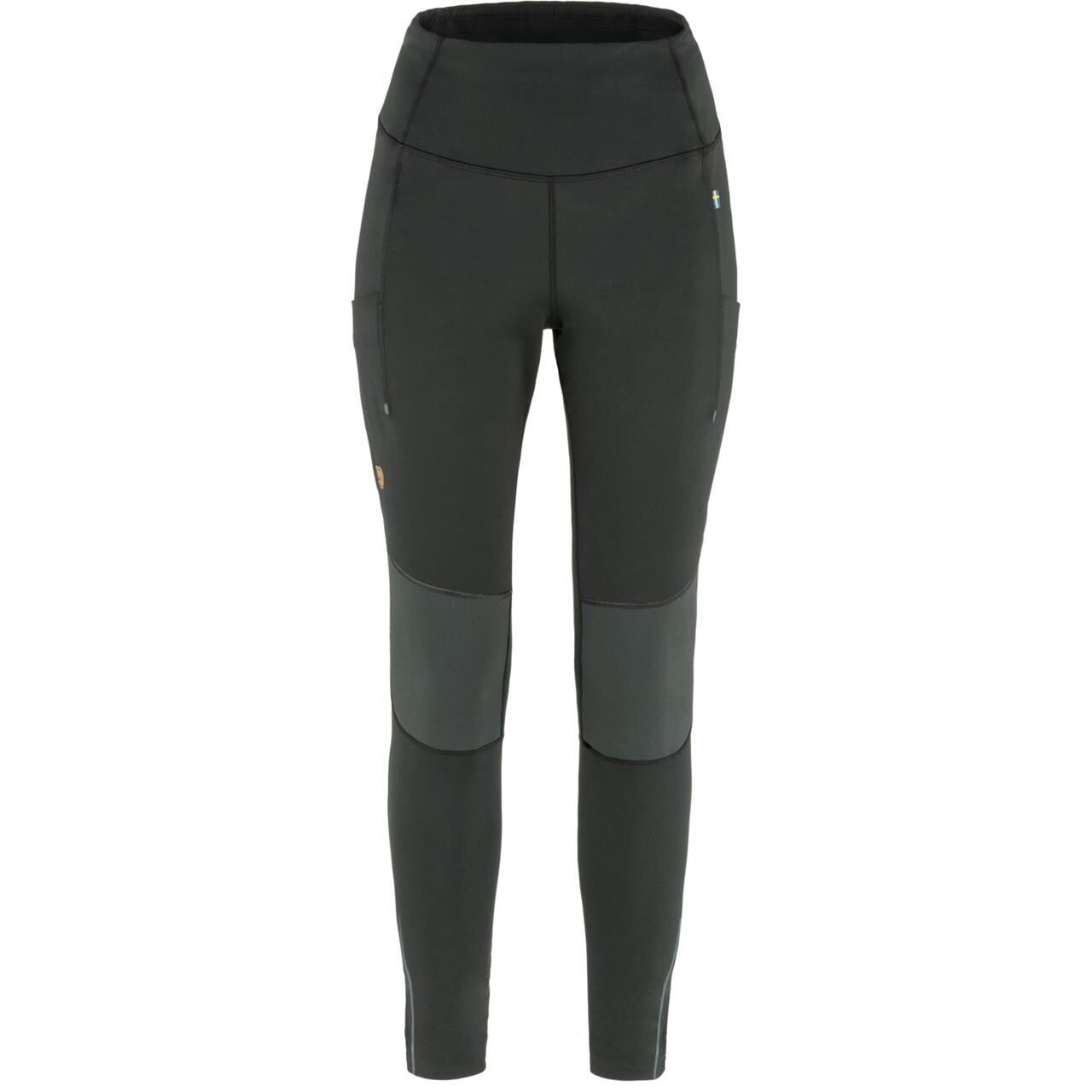 Se Fjällräven Womens Abisko Värm Trekking Tights (Sort (BLACK-IRON GREY/550-048) Large) hos Friluftsland.dk