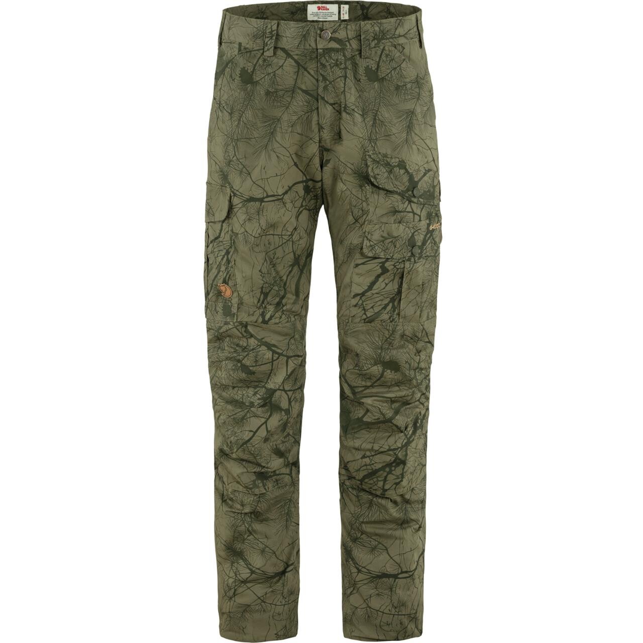 Fjallraven Mens Barents Pro Hydratic Trousers Grøn Green Camo Deep Forest 626 662