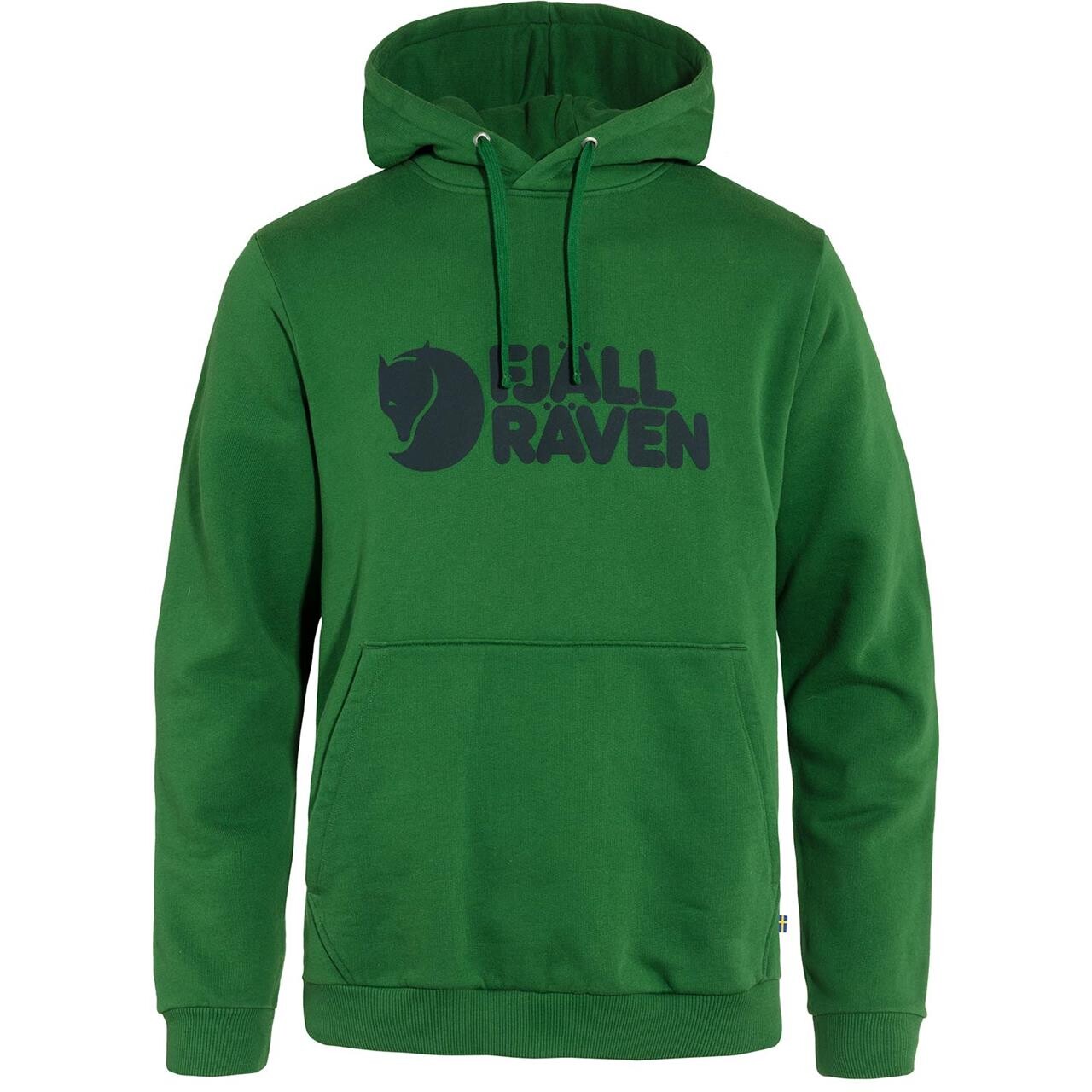 Fjällräven Mens Fjällräven Logo Hoodie (Grøn (PALM GREEN/678) Medium)