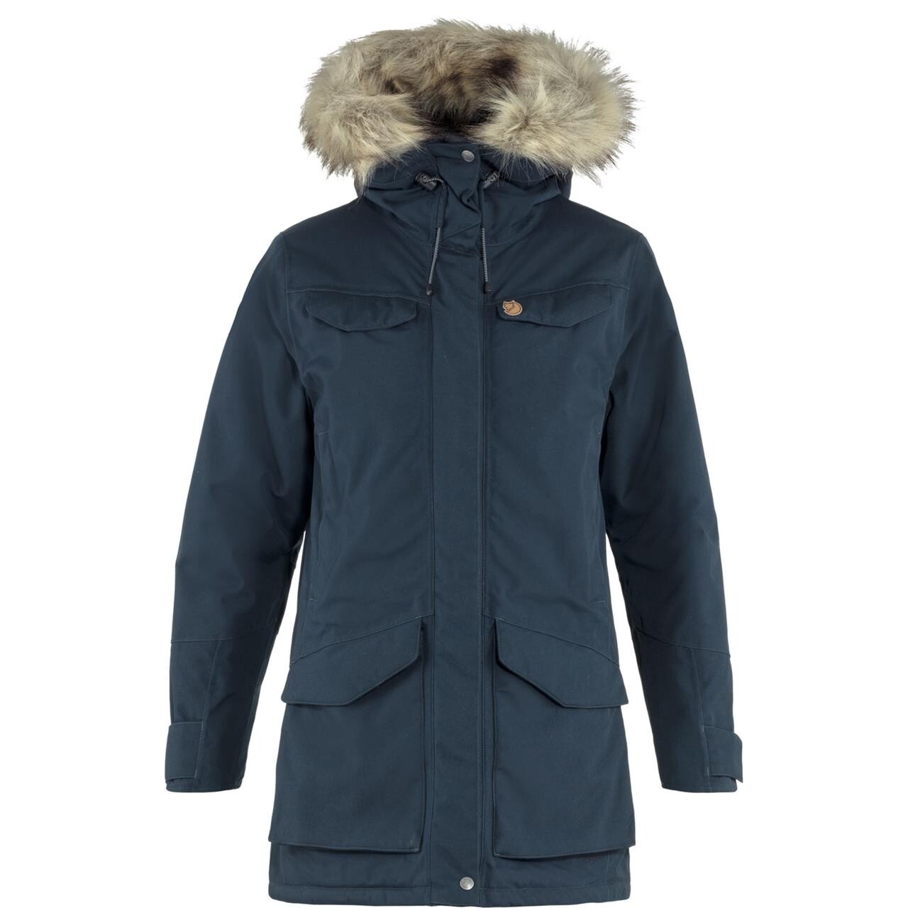 Fjällräven Womens Nuuk Parka (Blå (DARK NAVY/555) X-large)