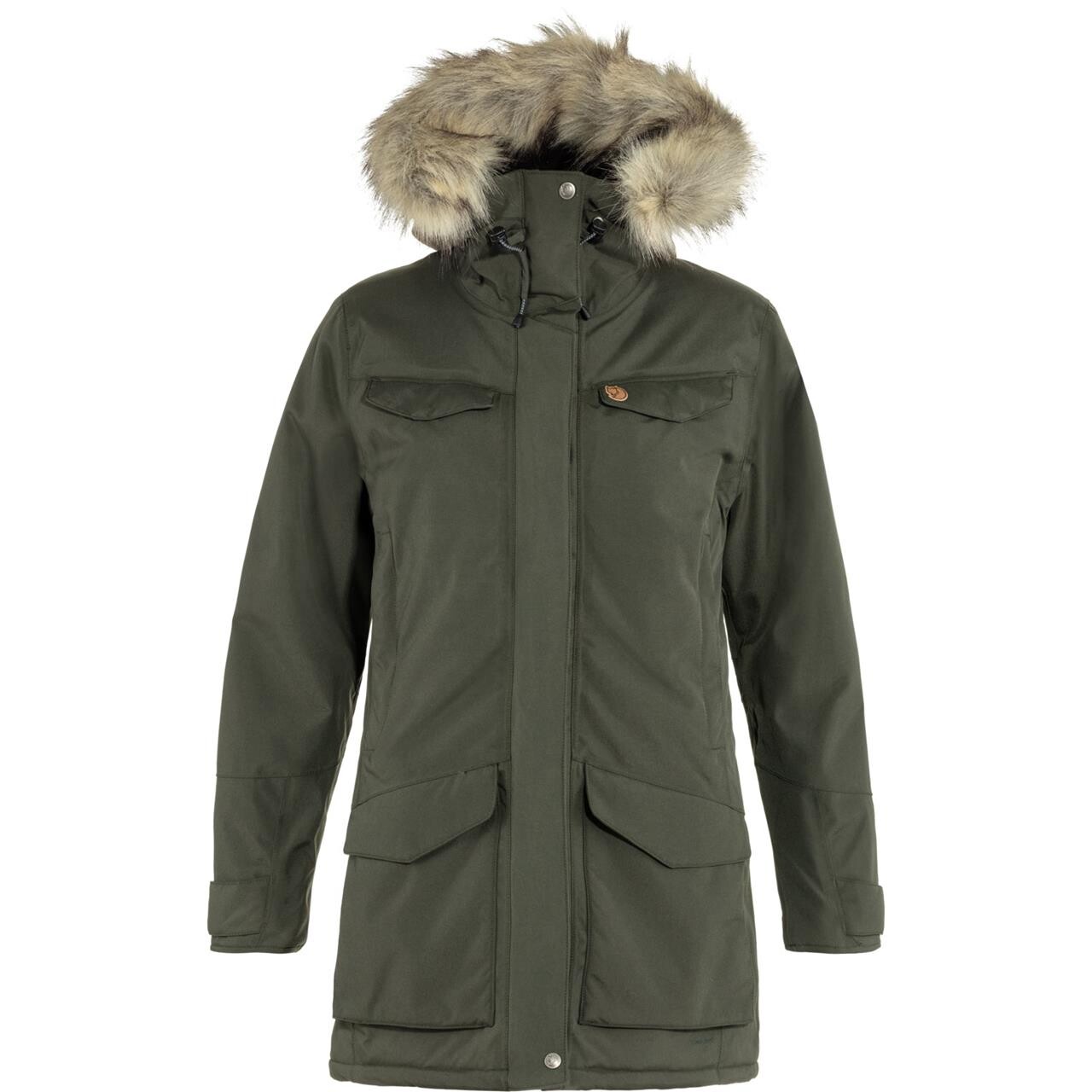 Fjällräven Womens Nuuk Parka (Grøn (DEEP FOREST/662) Small)