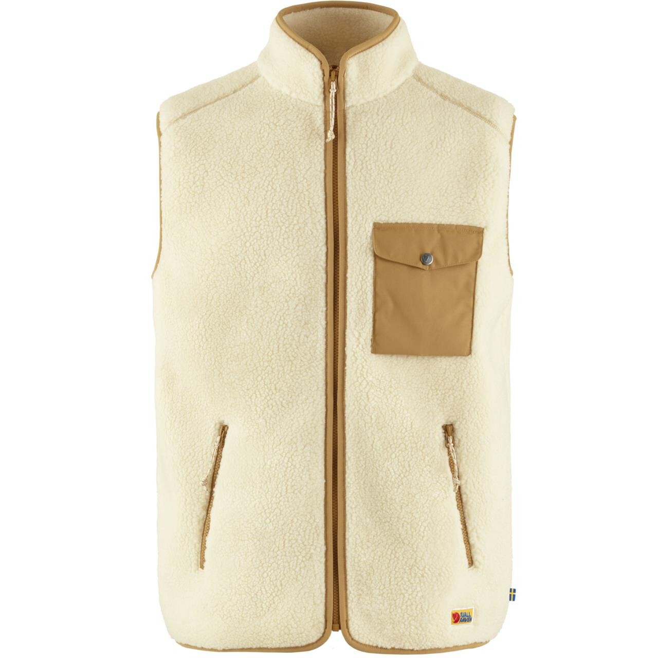 Fjällräven Mens Vardag Pile Fleece Vest (Hvid (CHALK WHITE-BUCKWHEAT/113-232) Small)