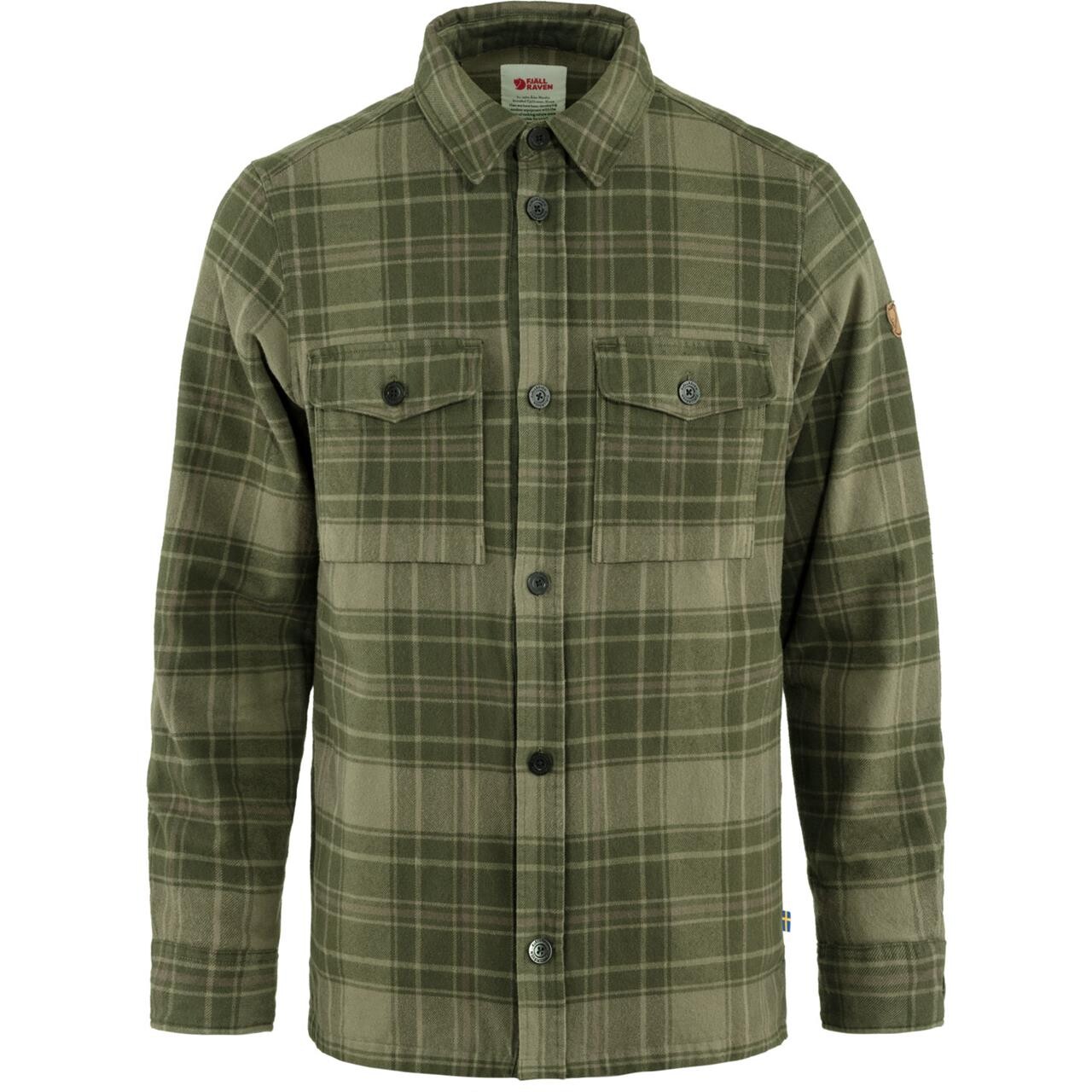 Fjallraven Mens Övik Lite Padded Shirt Grøn Deep Forest Laurel Grn 662 625 Medium