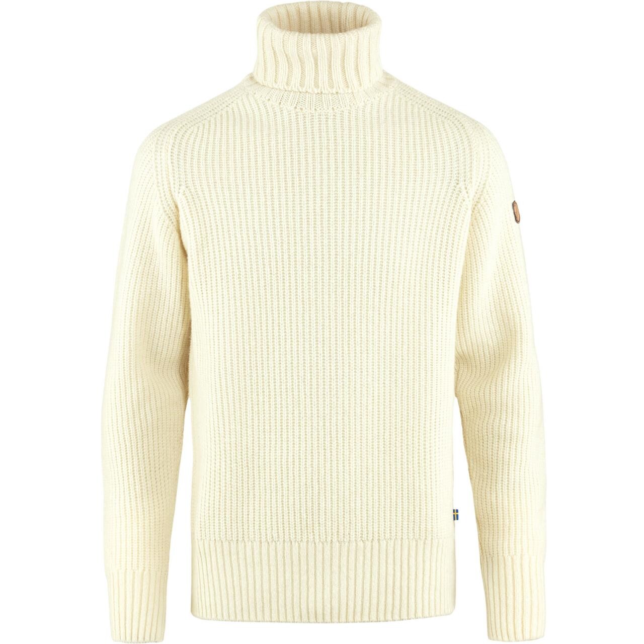 Fjällräven Mens Övik Roller Neck Sweater (Hvid (CHALK WHITE/113) Small)