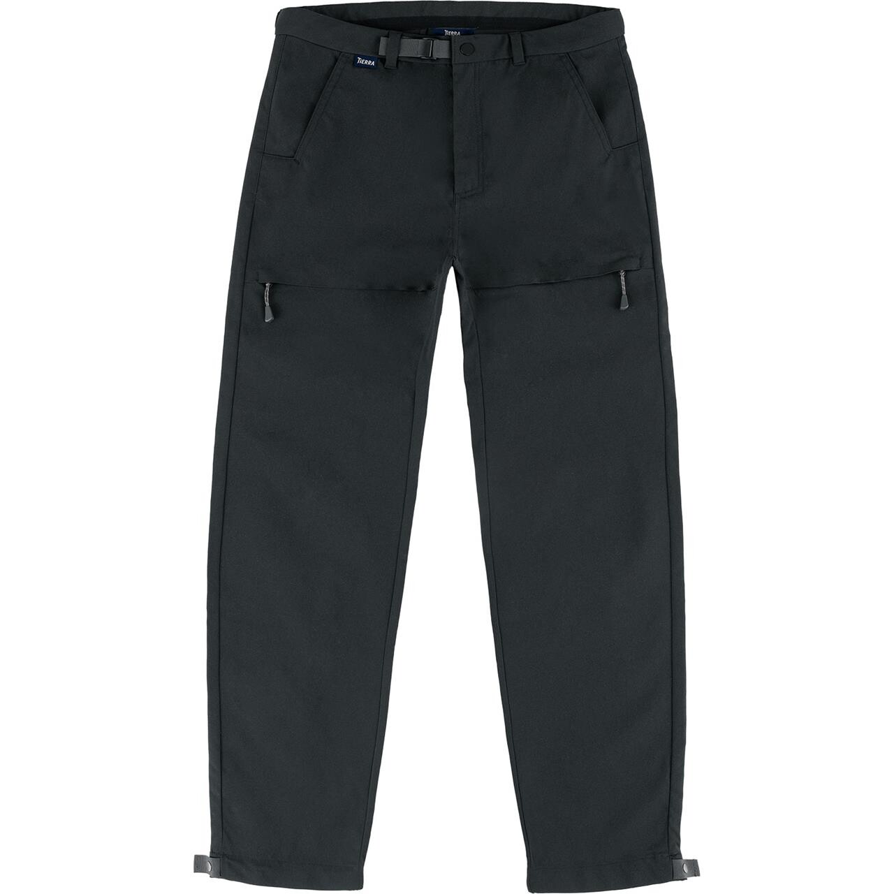 Se Tierra Youths STA Outdoor Pant (Sort (BLACK) 152 cm) hos Friluftsland.dk