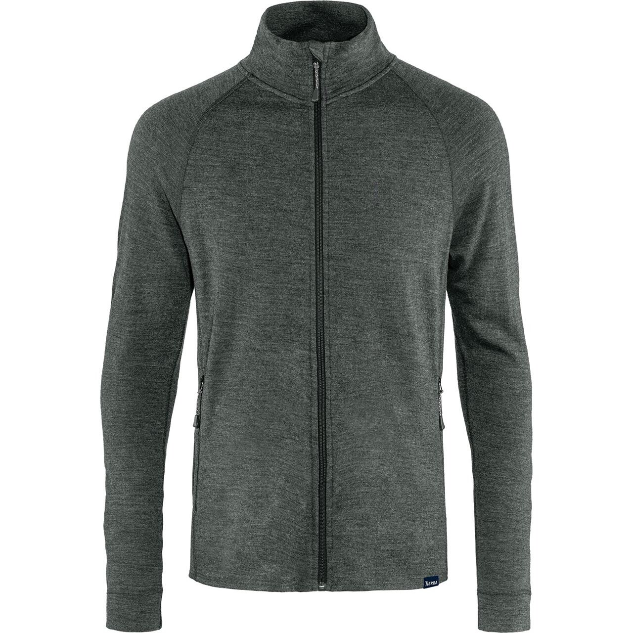 Se Tierra Mens Templet Midlayer Jacket (Sort (BLACK MELANGE) X-large) hos Friluftsland.dk