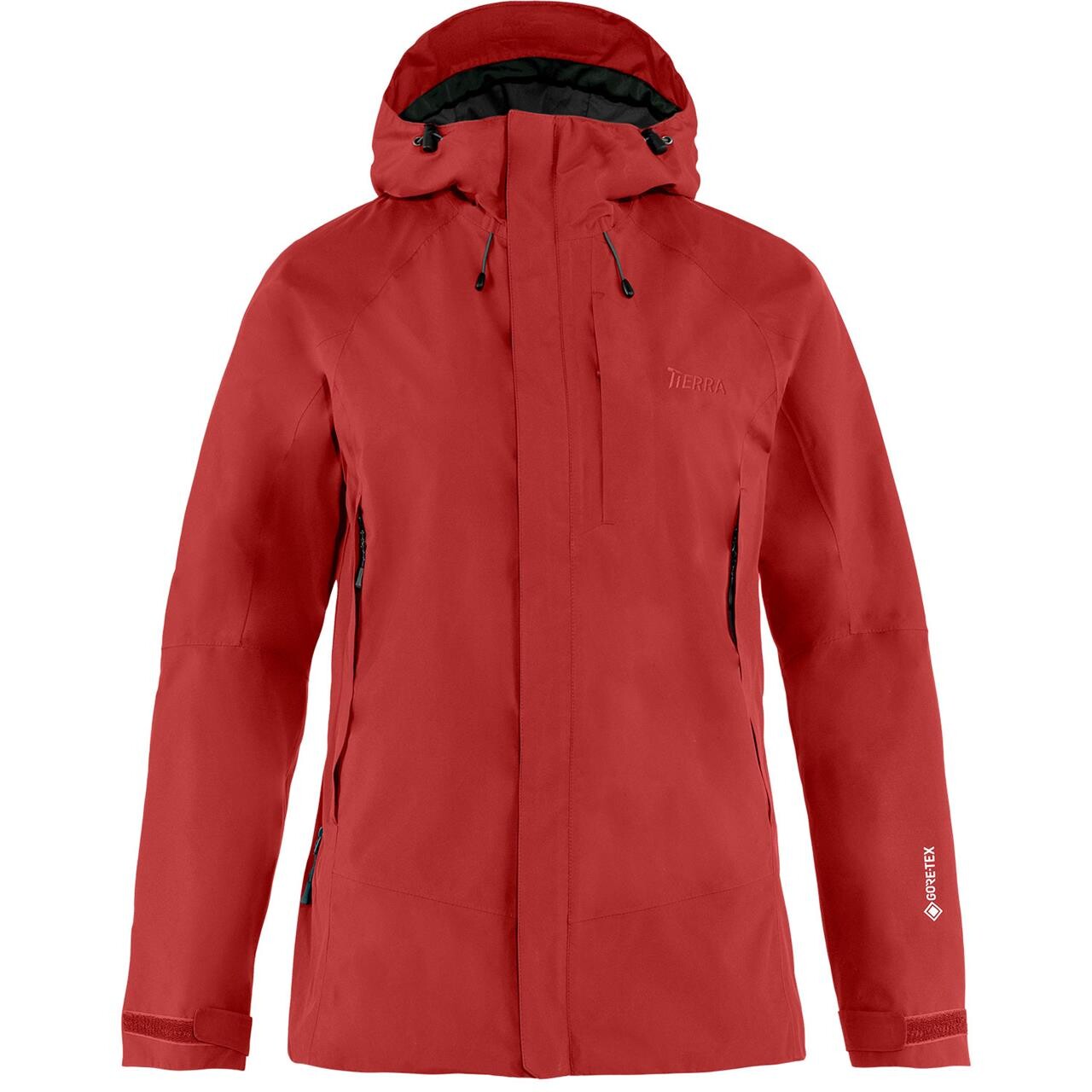 Se Tierra Womens Välliste Jacket (Rød (RED) Medium) hos Friluftsland.dk