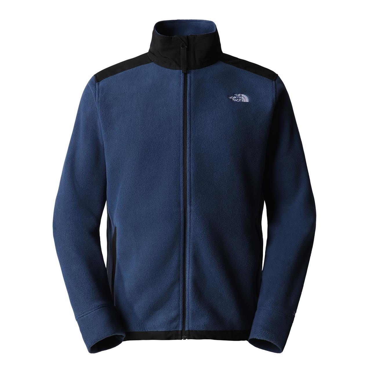 Billede af The North Face Mens Alpine Polartec 200 Full Zip Jacket (Blå (SHADY BLUE/TNF BLACK) Small)