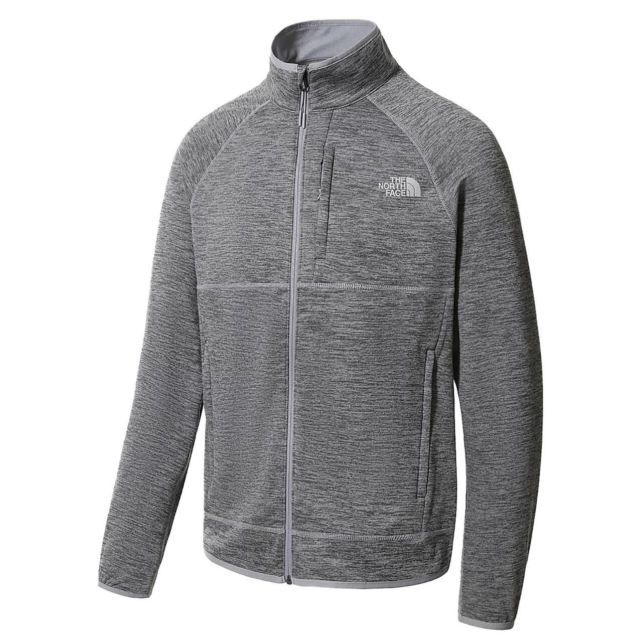 Se The North Face Mens Canyonlands Full Zip, Medium Grey Heather hos Friluftsland.dk