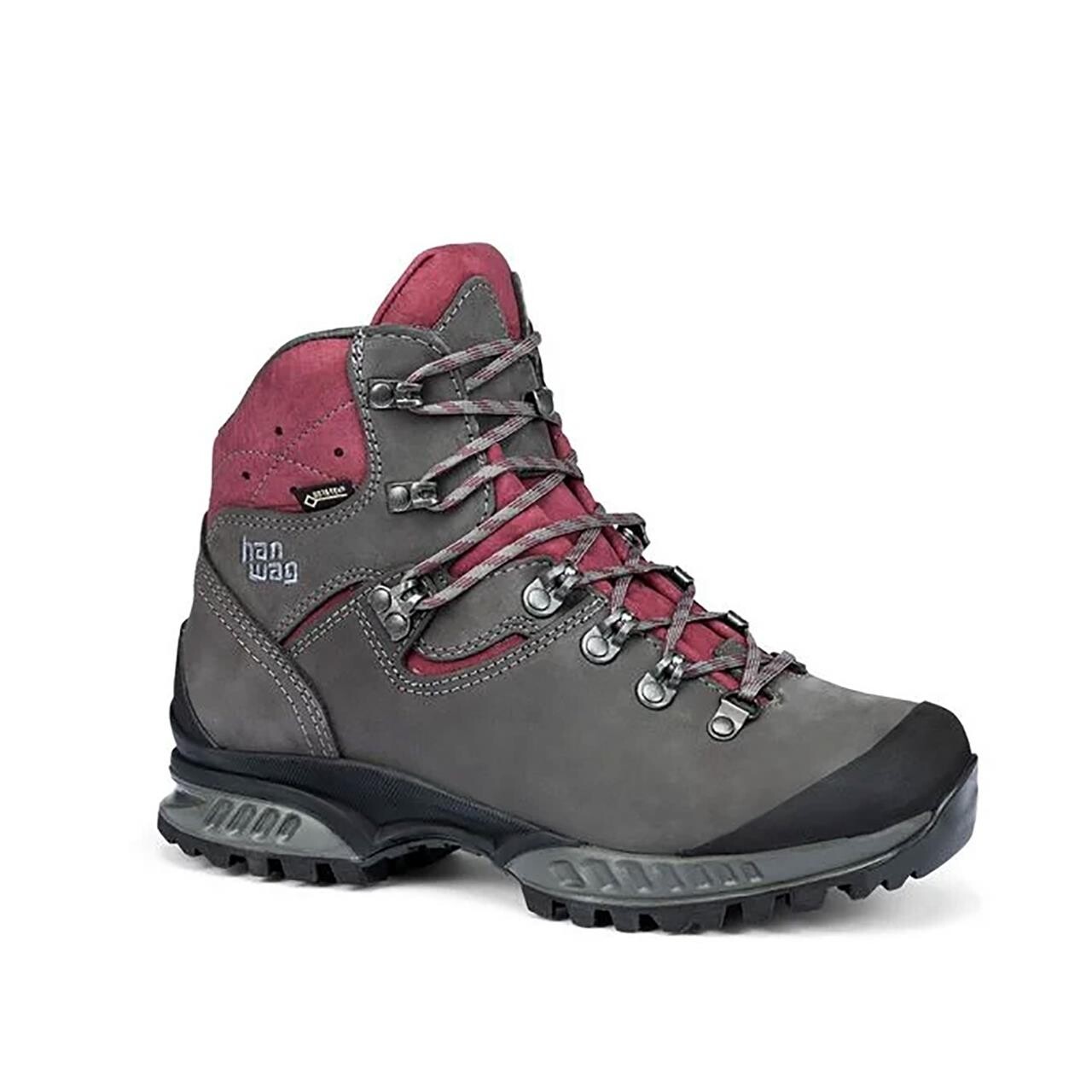 Se Hanwag Womens Tatra II Lady GTX (Grå (ASPHALT/DARK GARNET) 41,5) hos Friluftsland.dk