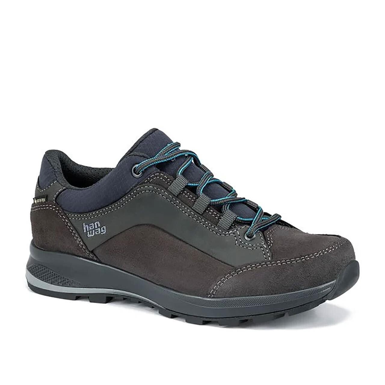 Se Hanwag Womens Banks Low Lady GTX (Grå (ASPHALT/OCEAN) 37) hos Friluftsland.dk