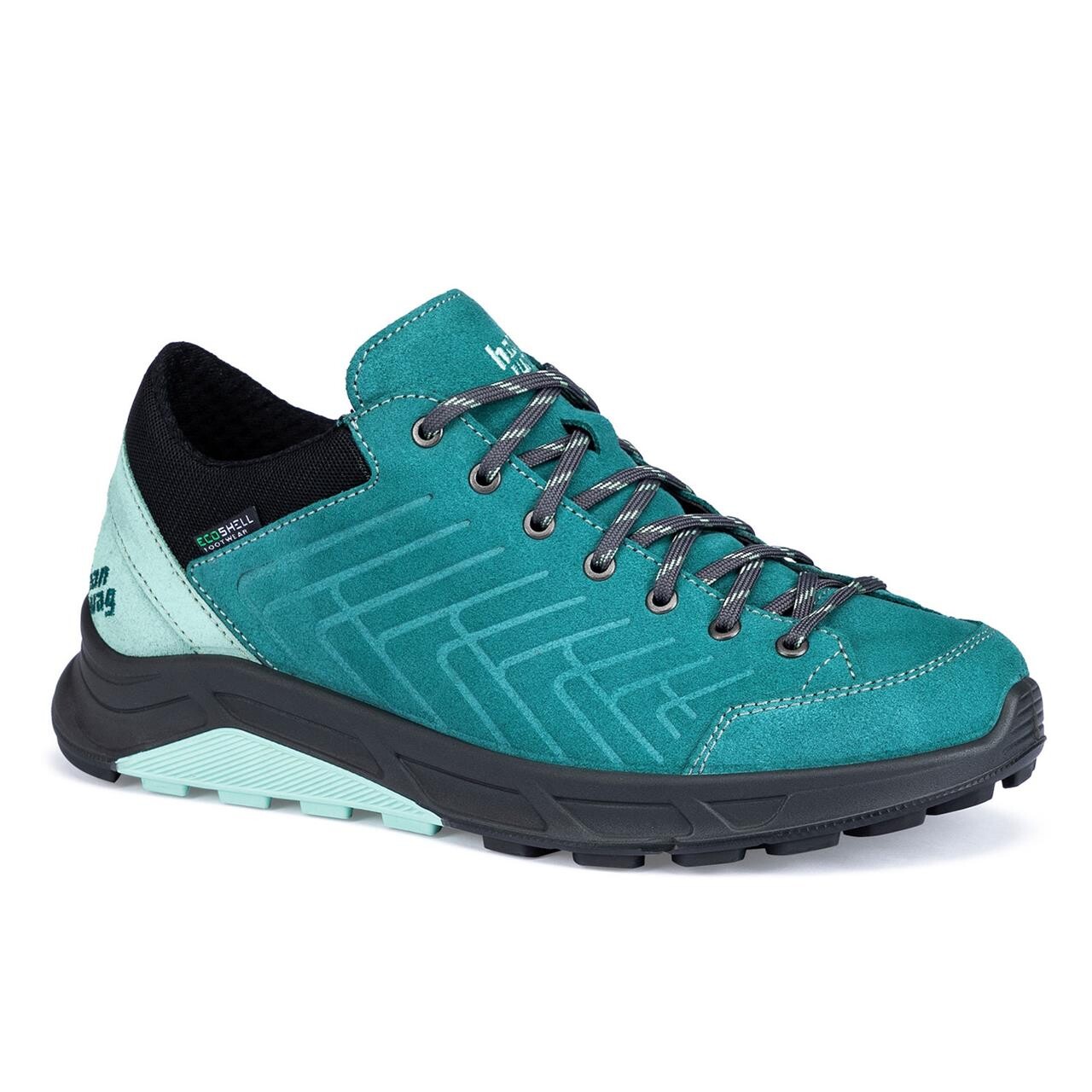 Se Hanwag Womens Coastrock Low Lady ES (Blå (TEAL/MINT) 40) hos Friluftsland.dk