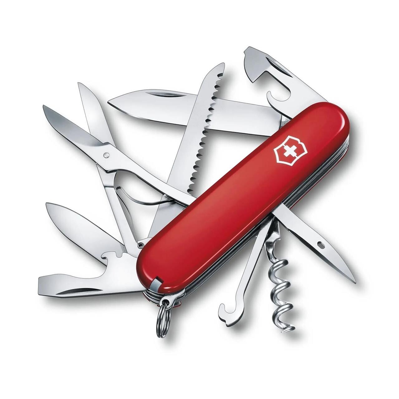 Se Victorinox Swiss Army Knife Huntsman, Red 91 Mm - Kniv hos Friluftsland.dk