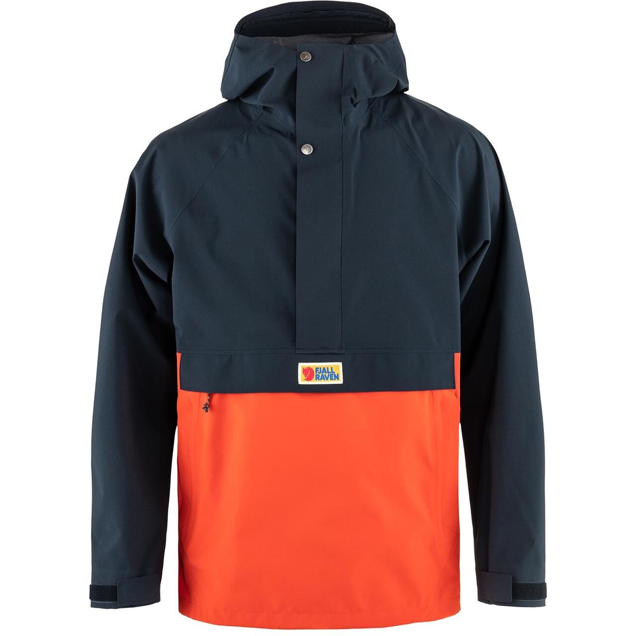 Fjallraven Mens Vardag Hydratic Anorak Blå Dark Navy Flame Ornge/555 214 Xx Large
