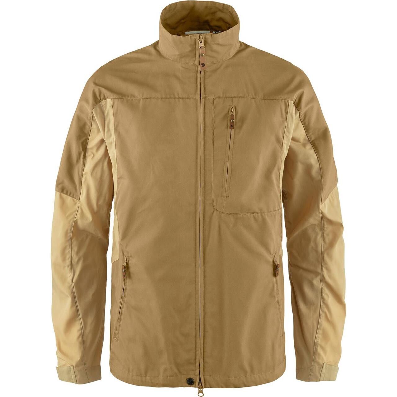 Se Fjällräven Mens Övik Stencollar Jacket (Brun (BUCKWHEAT BRW-DUNE BGE/232-196) X-large) hos Friluftsland.dk