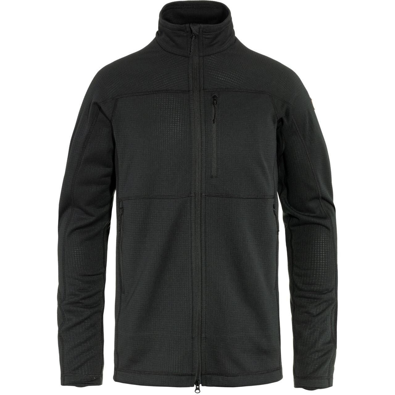 Fjällräven Mens Abisko Lite Fleece Jacket (Sort (BLACK/550) Large)
