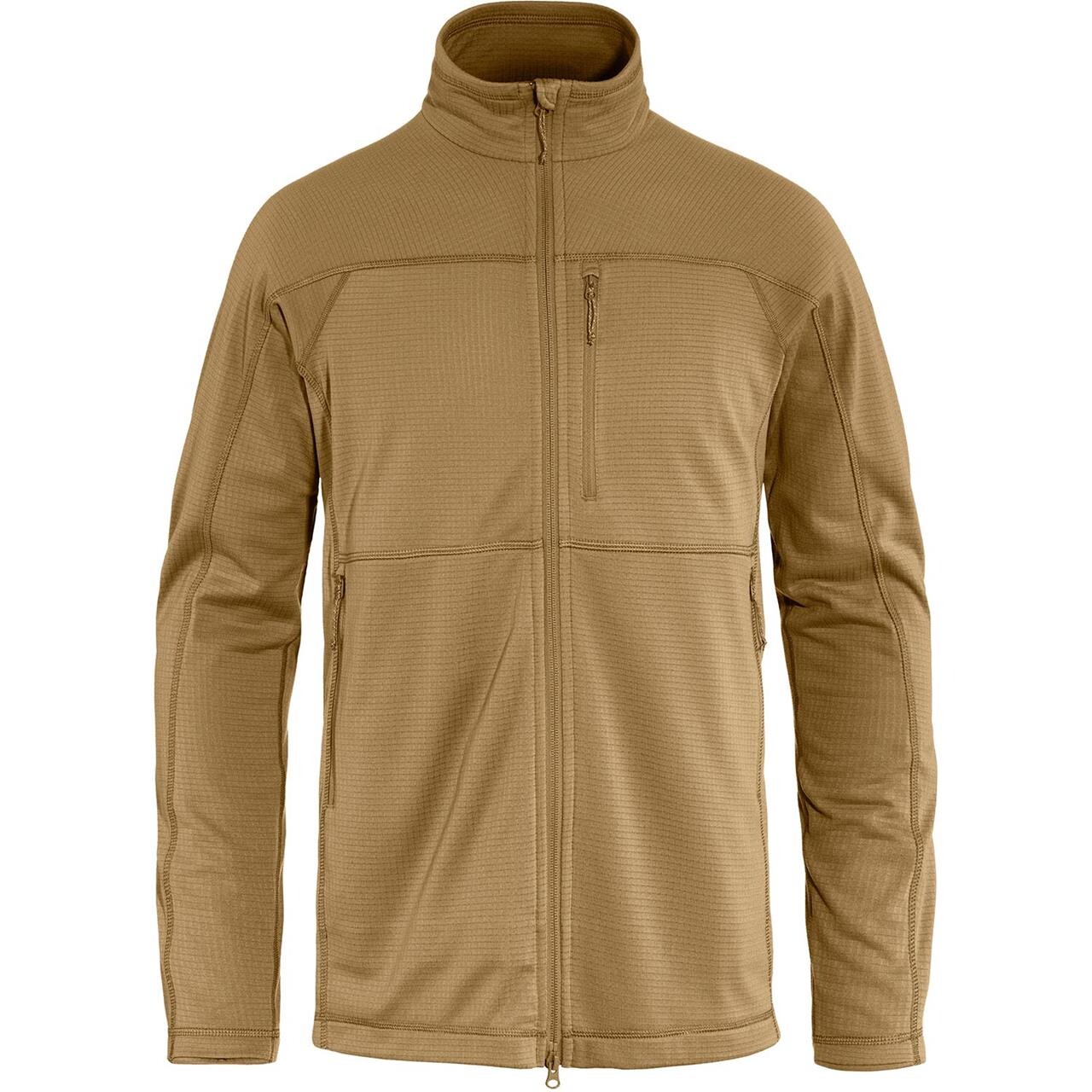 Se Fjällräven Mens Abisko Lite Fleece Jacket (Grøn (DEEP FOREST/662) XX-large) hos Friluftsland.dk