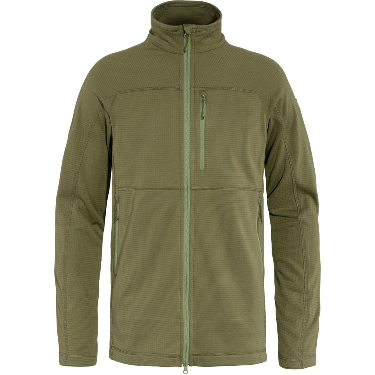 Fjällräven Mens Abisko Lite Fleece Jacket (Grøn (GREEN/620) Large)
