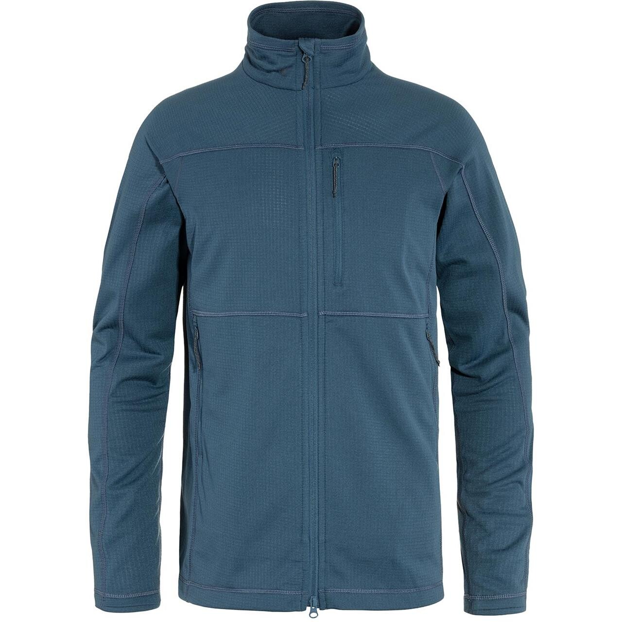 Fjallraven Mens Abisko Lite Fleece Jacket Blå Indigo Blue/534