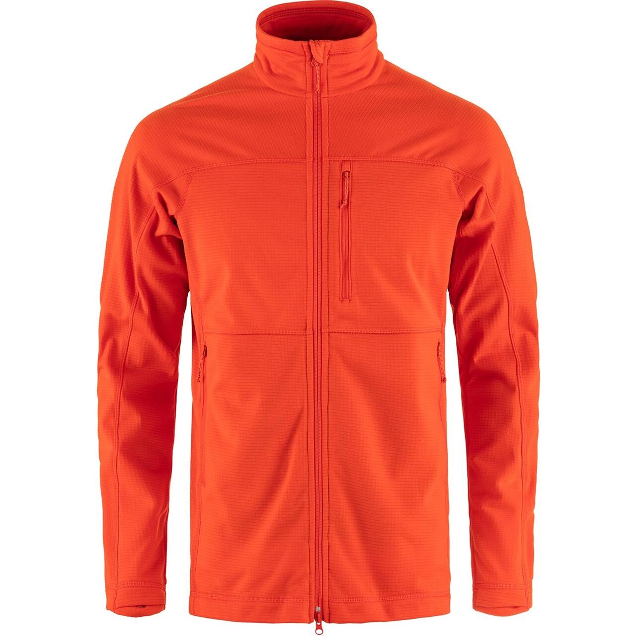 Fjällräven Mens Abisko Lite Fleece Jacket (Orange (FLAME ORANGE/214) XX-large)