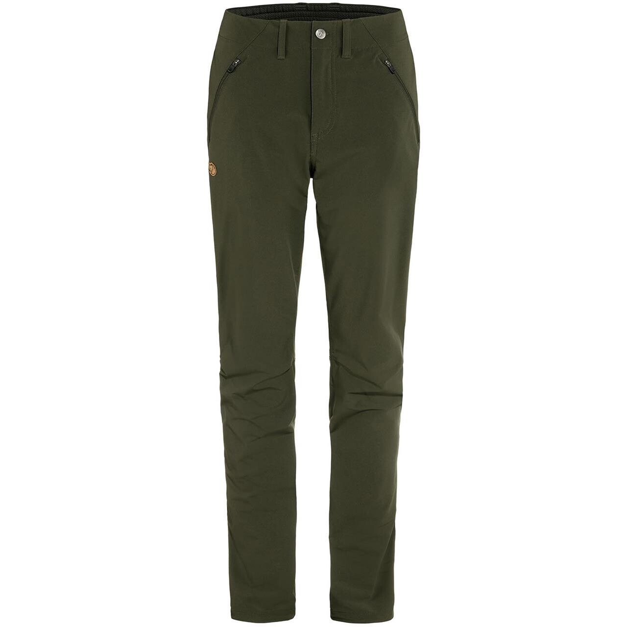 Fjällräven Womens Abisko Trail Stretch Trousers (Grøn (DEEP FOREST/662) 40)