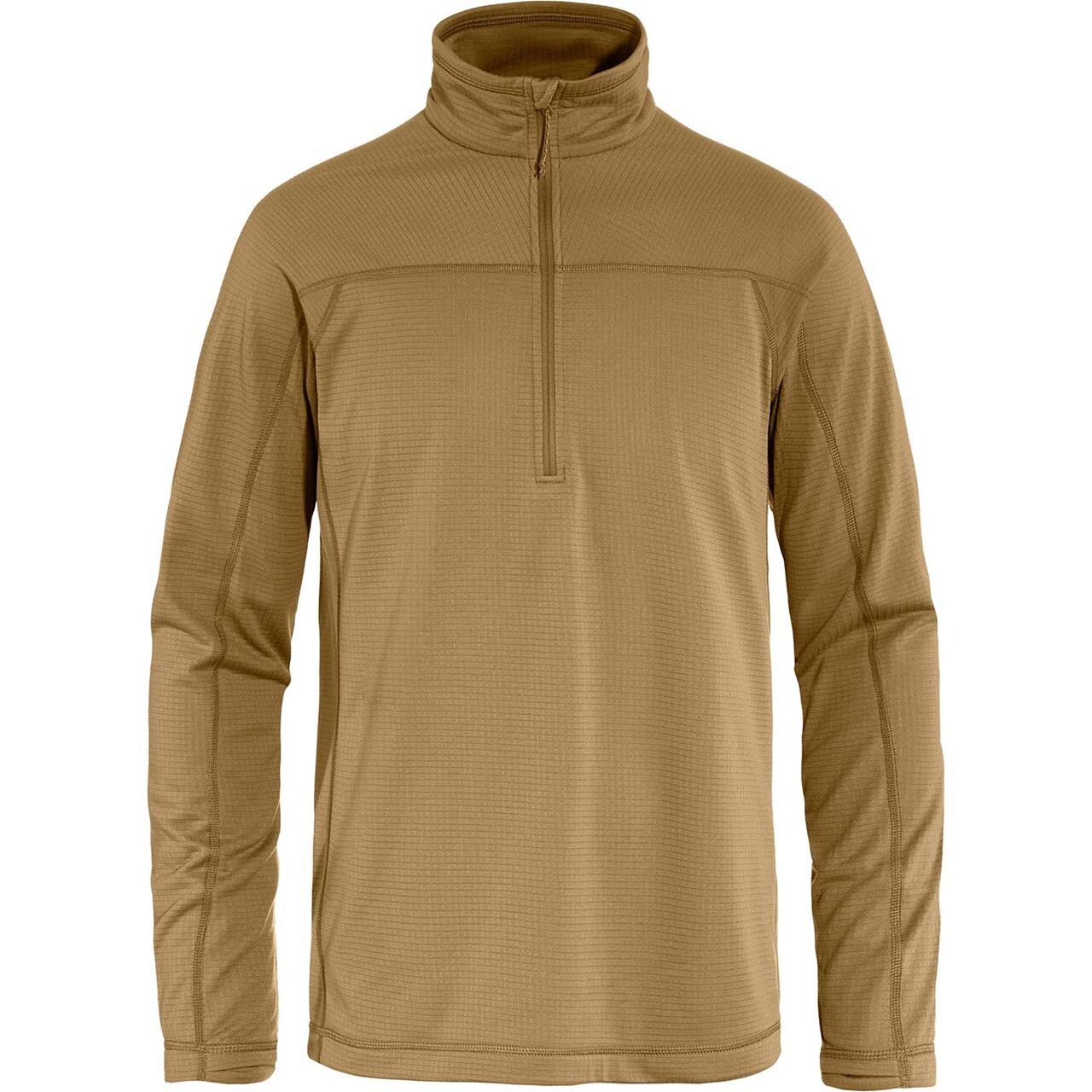 Fjällräven Mens Abisko Lite Fleece Half Zip (Brun (BUCKWHEAT BROWN/232) Medium)